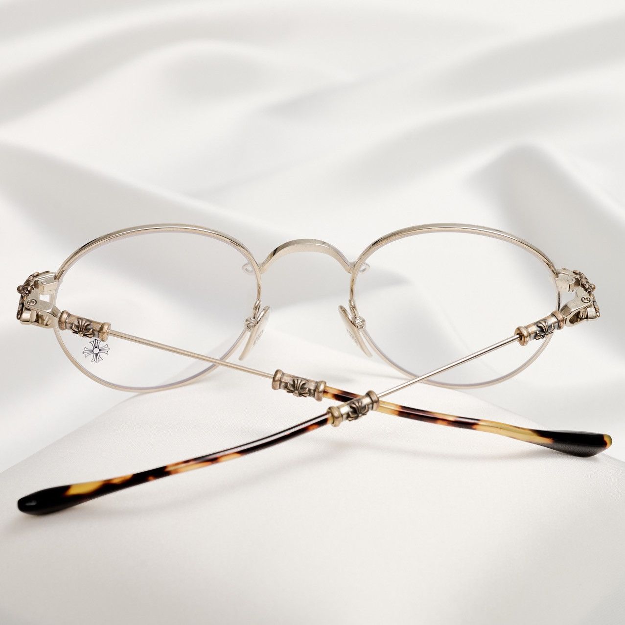 Chrome Hearts CHROME HEARTS BUBBA - A SHINY SILVER - PLASTIC GLASSES Size ONE SIZE - 7 Thumbnail