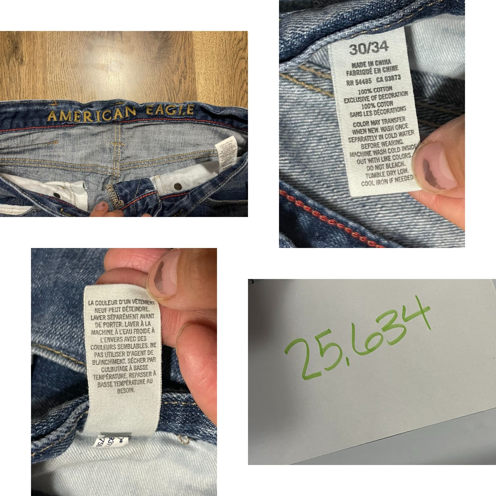 American Eagle Outfitters VINTAGE? No. Size US 30 / EU 46 - 8 Thumbnail