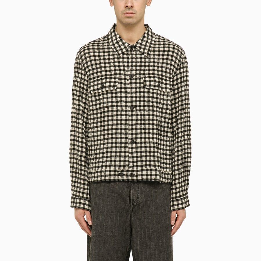 image of Our Legacy O1D2Blof0524 Checked Shirts In Multicolor, Men's (Size Large)