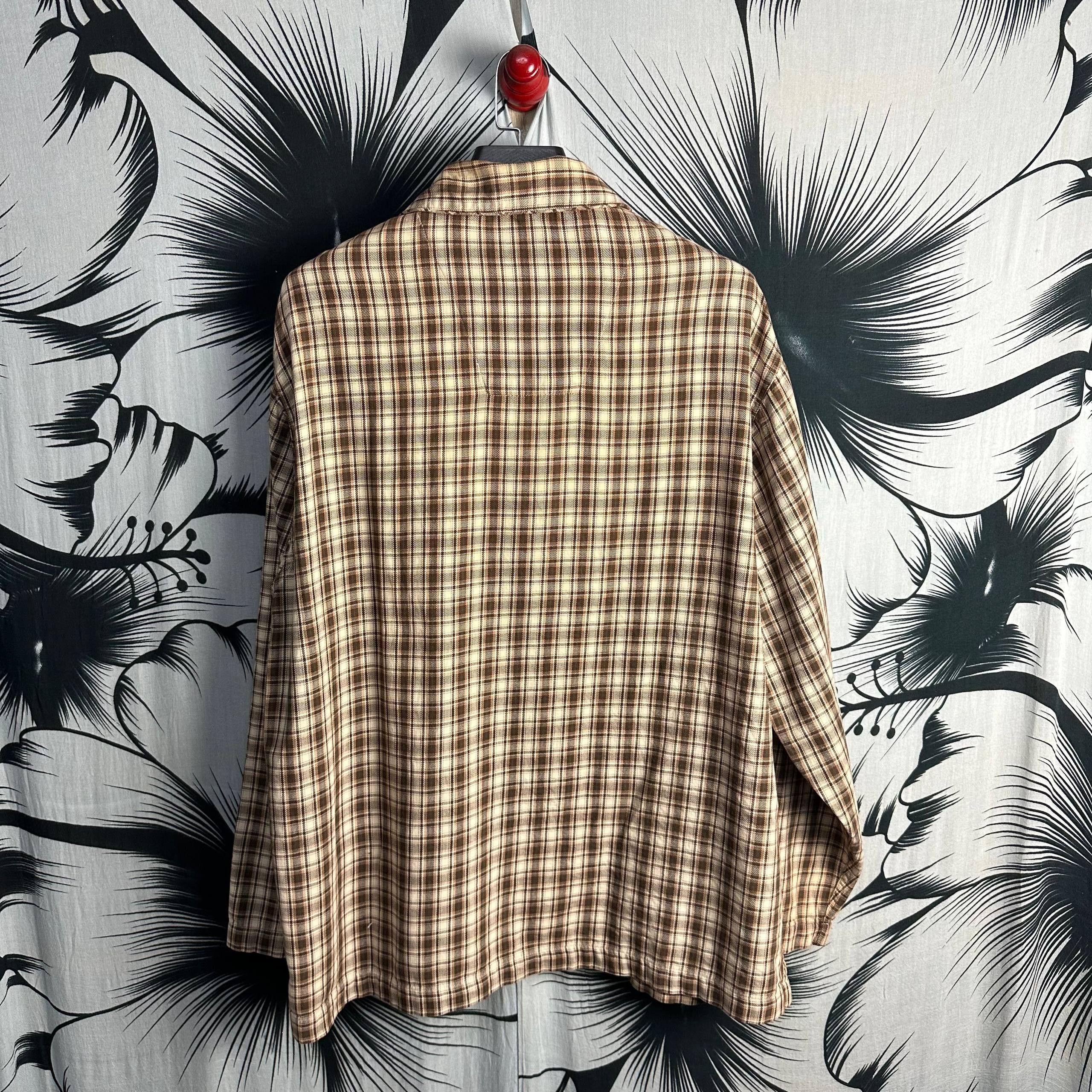 Gap Vintage Gap Plaid Check Relaxed Loose Fit Shirt Size US XL / EU 56 / 4 - 2 Thumbnail