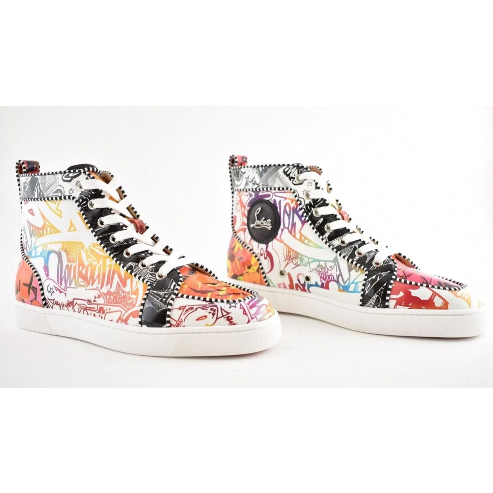 Christian Louboutin Christian Louboutin Men Rantus Orlato Flat Wallgraf Graffiti Size US 7 / EU 40 - 4 Thumbnail