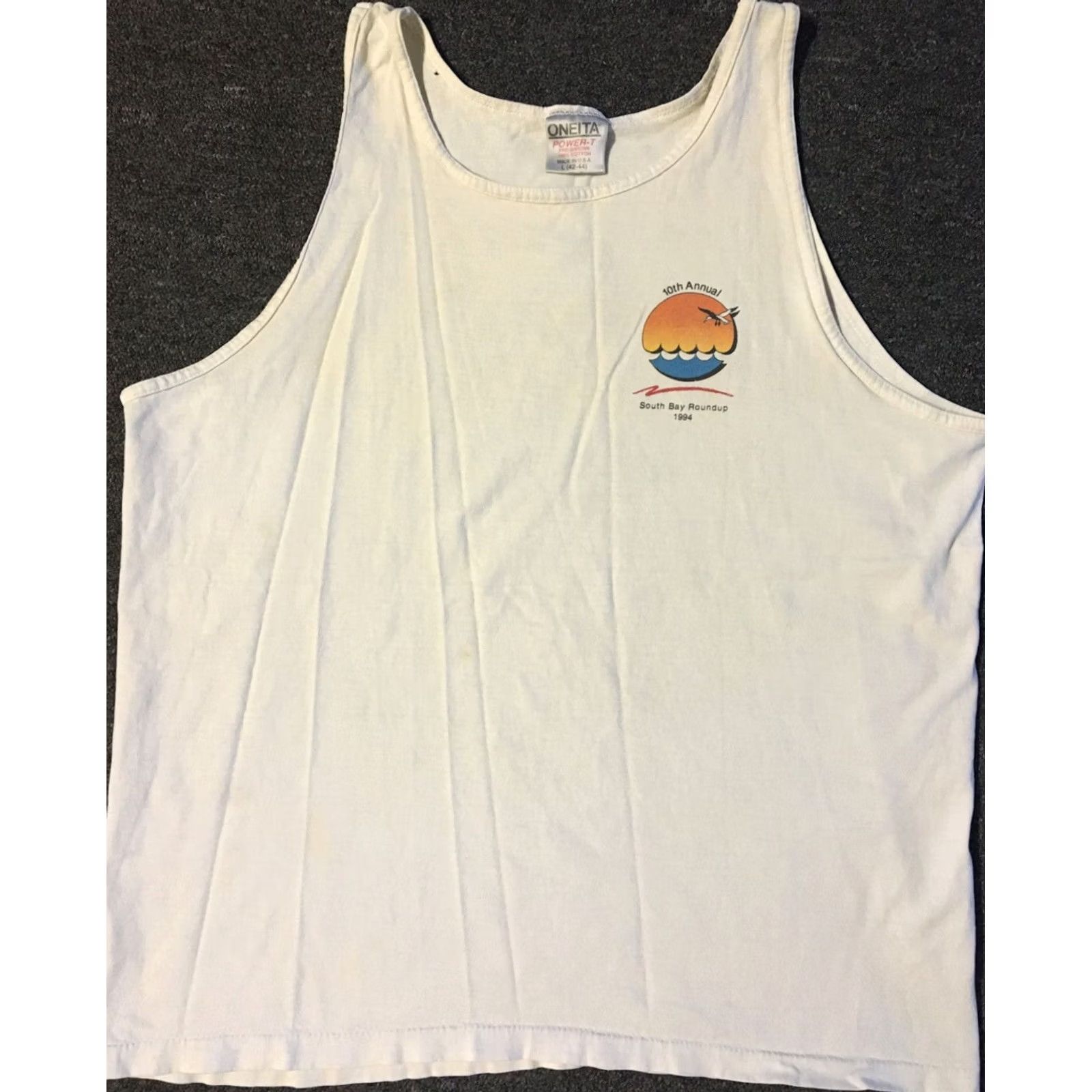 Vintage VINTAGE 90s South Bay Told You I Love You Tank Top L Single Stitch USA Grunge Size US L / EU 52-54 / 3 - 2 Thumbnail