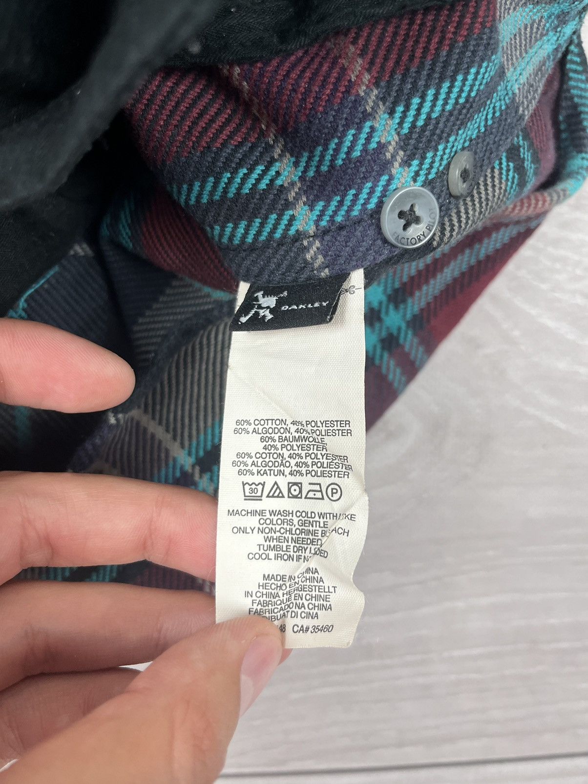 Oakley Oakley Factory Pilot Button Ups Flannel Shirt Size US M / EU 48-50 / 2 - 8 Thumbnail