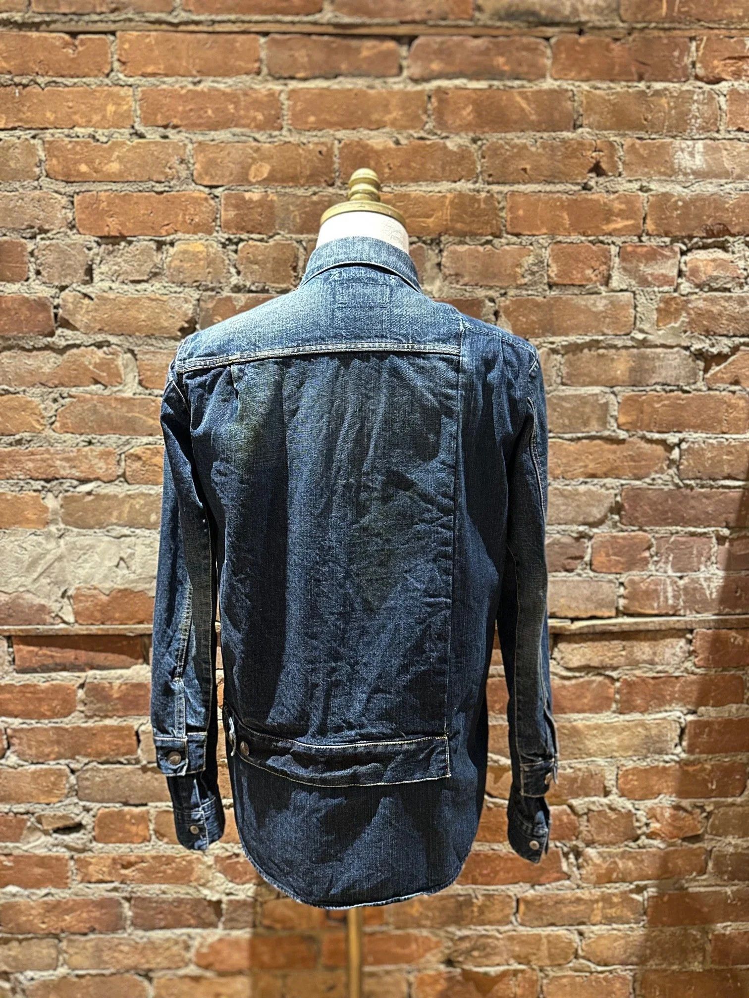 Maison MIHARA YASUHIRO Miharayasuhiro Distressed Denim Utility Jacket Size US M / EU 48-50 / 2 - 3 Thumbnail