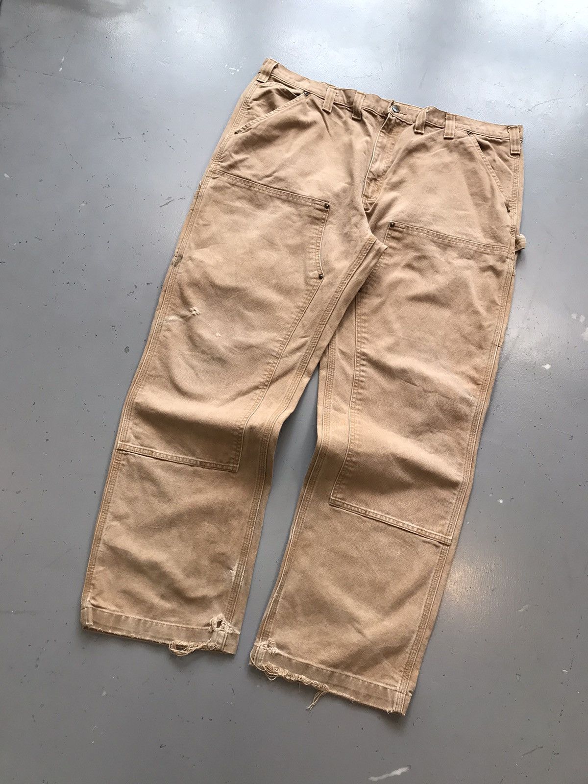 Vintage Carhartt b01 BRN double knee denim