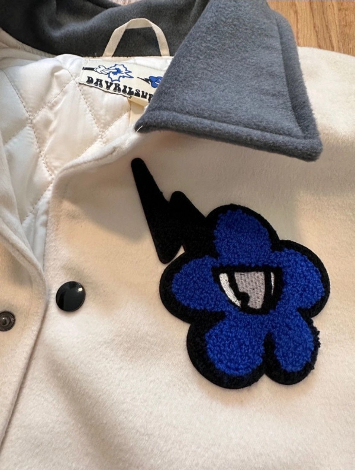 Other Davril Supply College Jacket Flowerboy Size US XXL / EU 58 / 5 - 4 Thumbnail