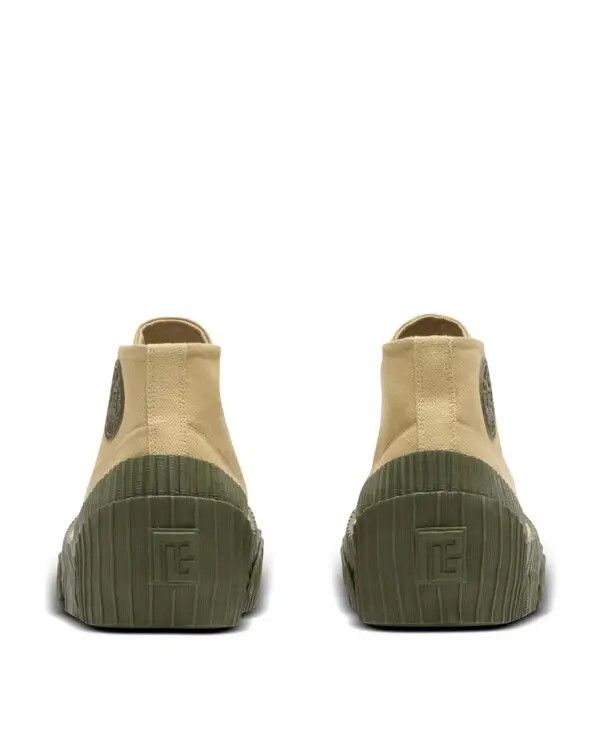 Balmain o1s1wg111225 Riff Low Top Sneakers in Beige Size US 8 / EU 41 - 4 Thumbnail