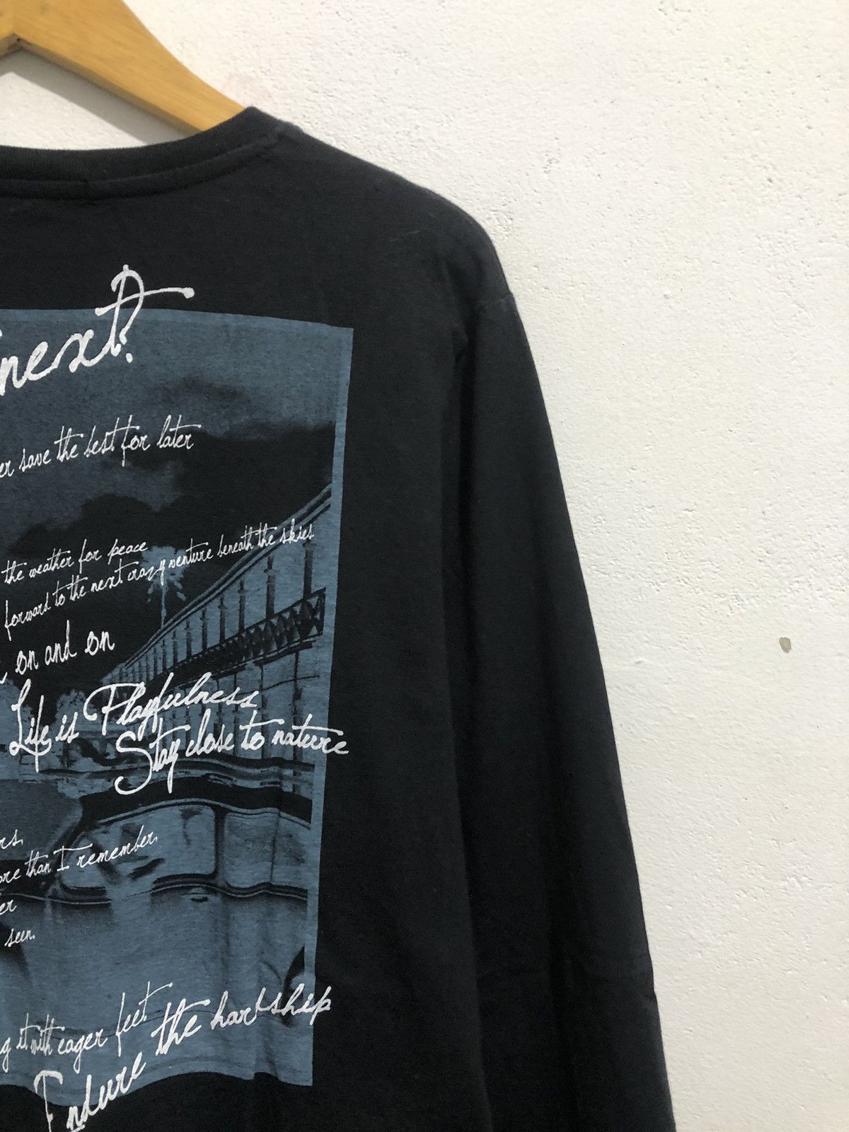 Hysteric Glamour Japan Poem Balmy & Awaking LongSleeve Rock Punk Style Size US L / EU 52-54 / 3 - 6 Thumbnail