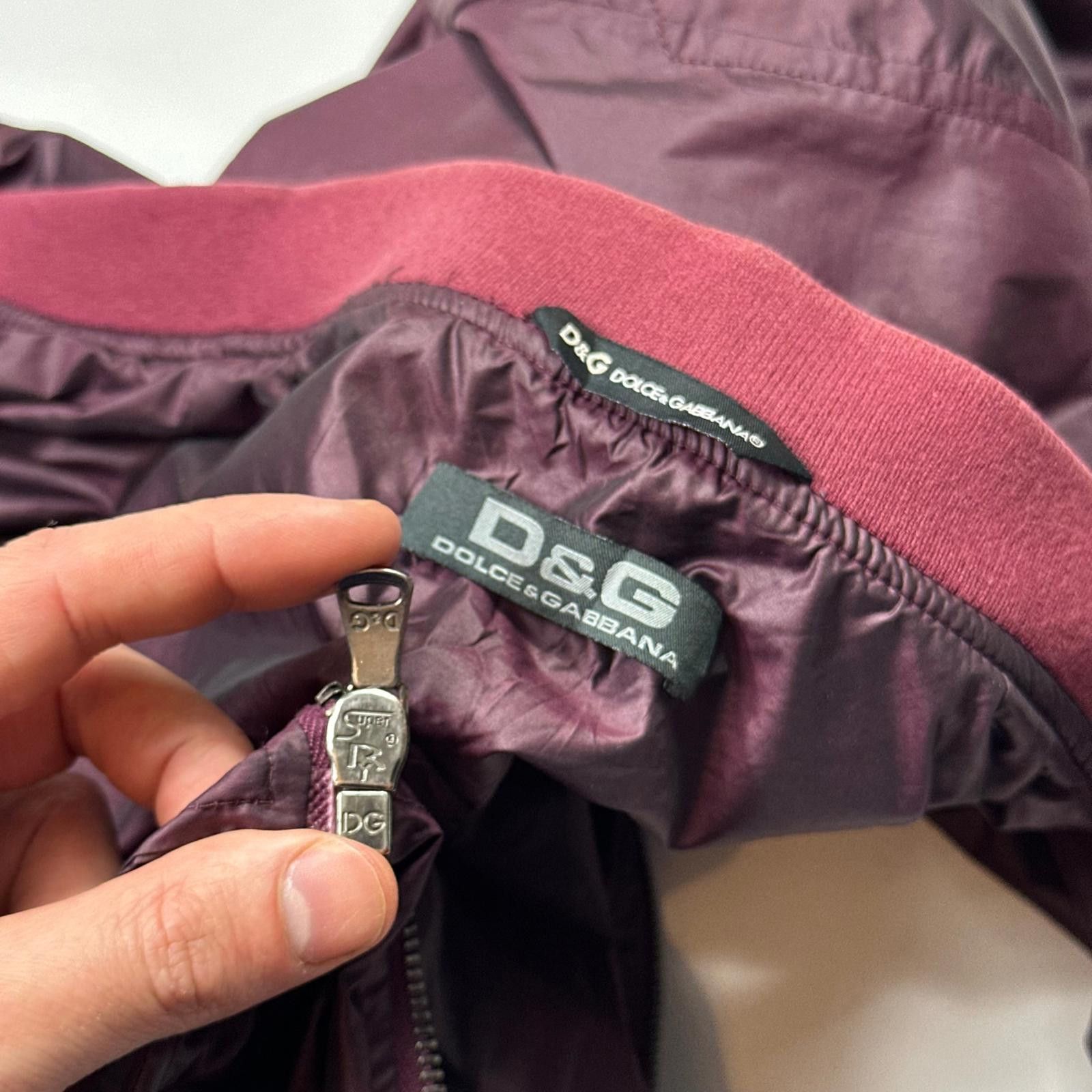 Dolce & Gabbana D&G 00’s Dolce & Gabbana Iridescent Nylon Bomber Jacket - M Size US M / EU 48-50 / 2 - 6 Thumbnail