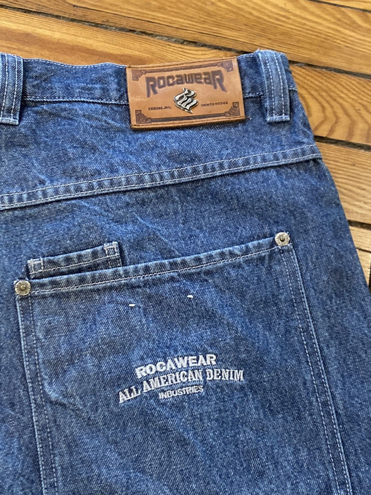Rocawear Vintage y2k Rocawear jorts long denim shors size 40 baggy Size US 40 / EU 56 - 7 Thumbnail