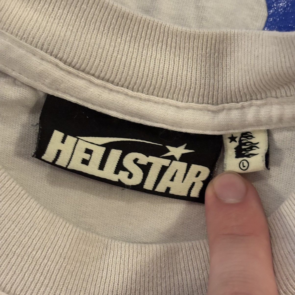 HELLSTAR Hellstar blue black logo tee shirt size large Size US L / EU 52-54 / 3 - 3 Thumbnail