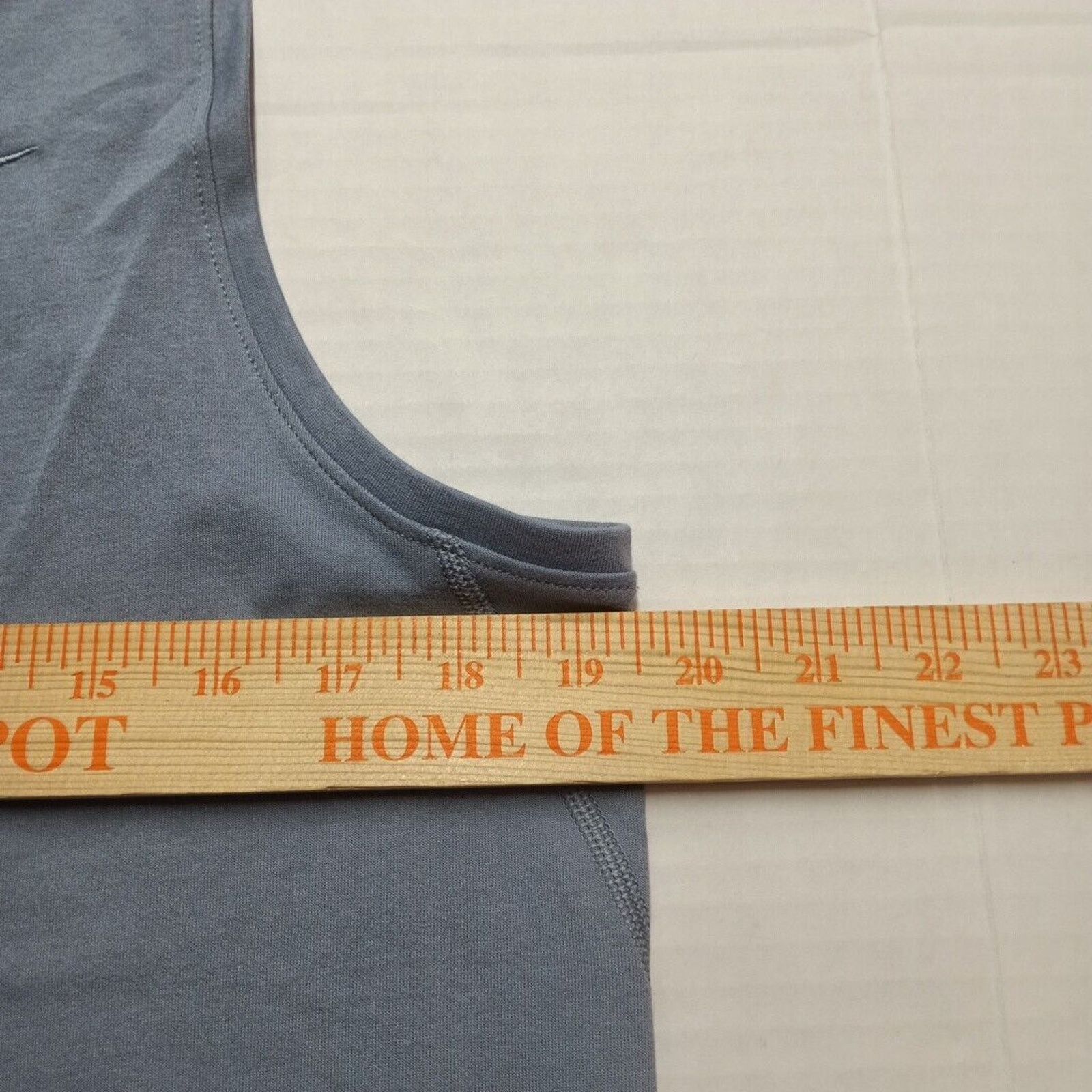 Nike Nike Dri-FIT Tank Top Men's S Small Slate Blue Muscle Shirt Size US S / EU 44-46 / 1 - 4 Thumbnail
