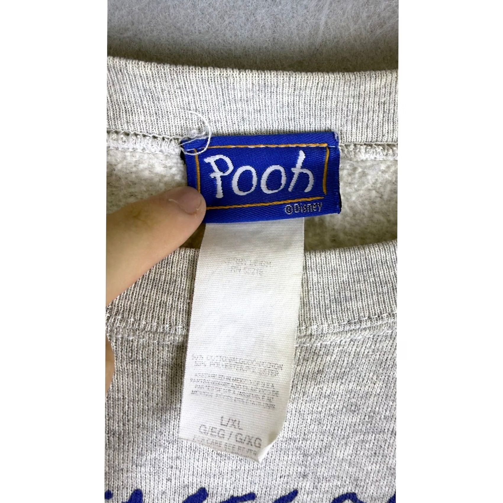Disney VINTAGE Disney Sweatshirt Mens L/XL Gray Many Faces of Eeyore Pooh Crewneck Size US XL / EU 56 / 4 - 6 Thumbnail