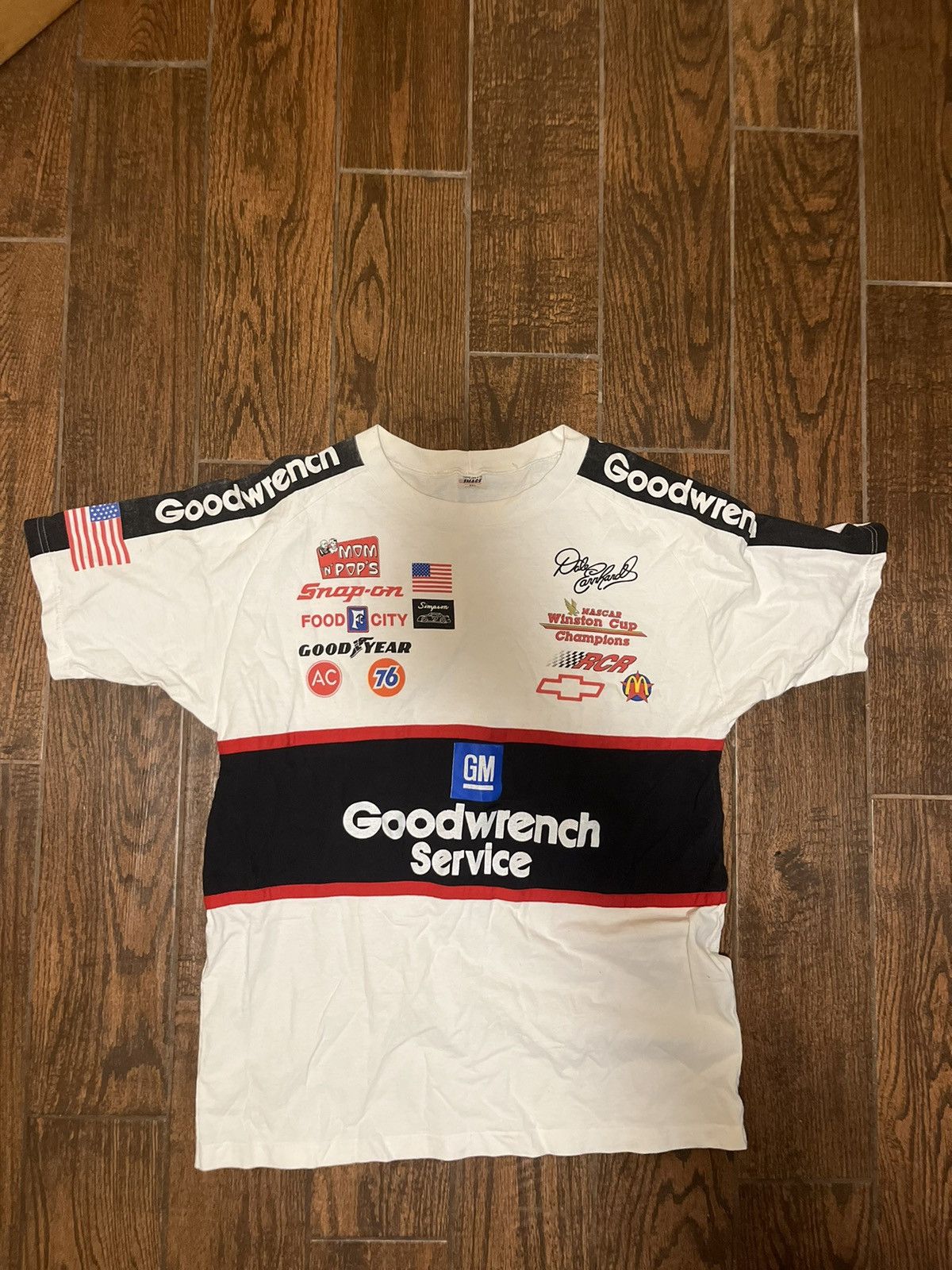 Vintage Vintage Racing Jersey Tee Size US XXL / EU 58 / 5 - 1 Thumbnail