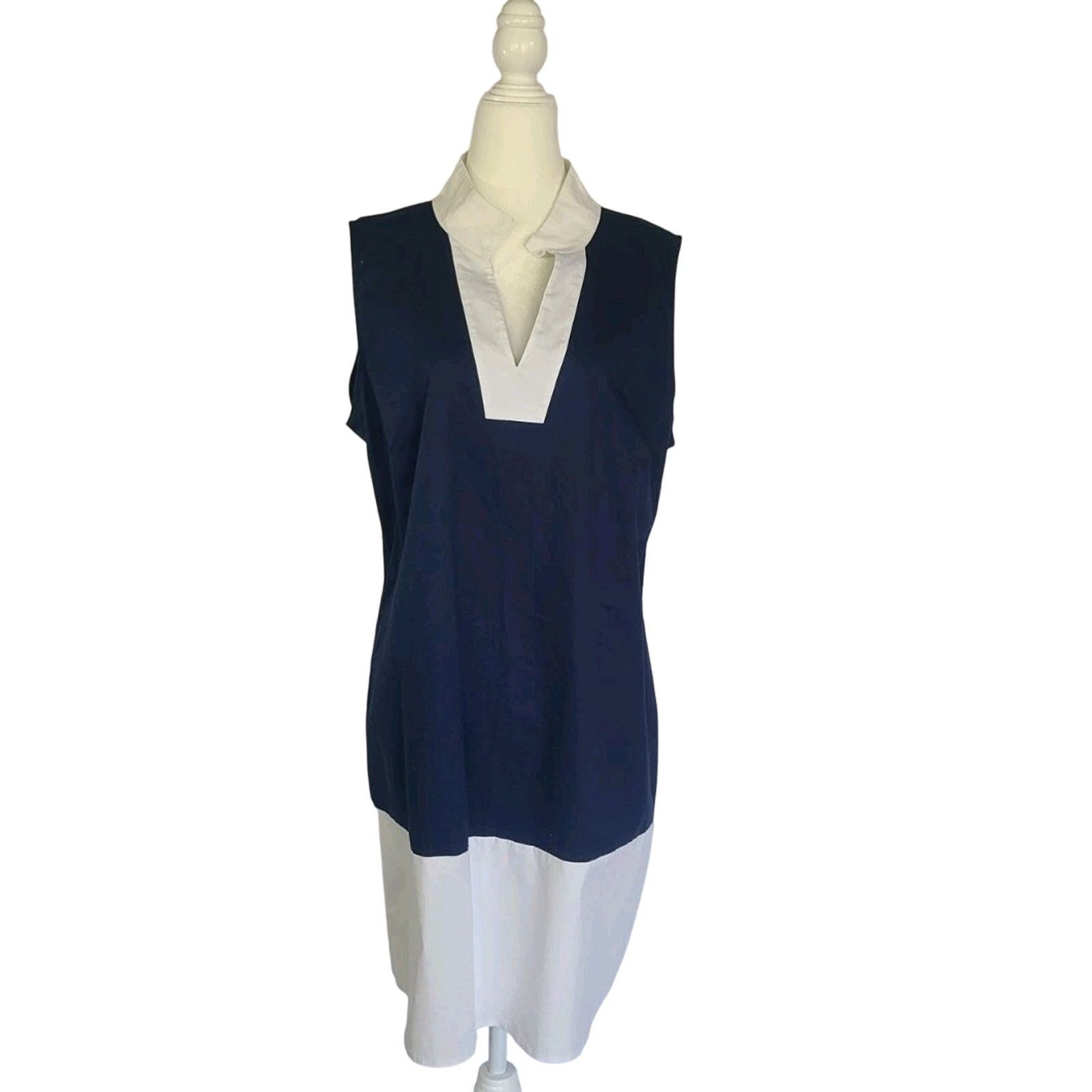 Other New Sail to Sable Navy White Colorblock Sheath Dress XL Size XL / US 12-14 / IT 48-50 - 3 Thumbnail