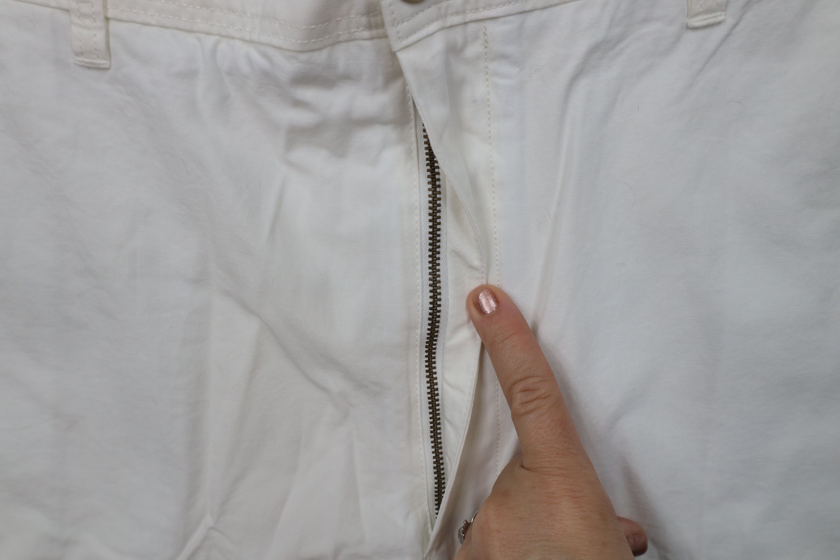 Jos. A. Bank Deadstock Vintage Jos A Bank Chino Shorts White Cotton Size US 42 / EU 58 - 5 Thumbnail