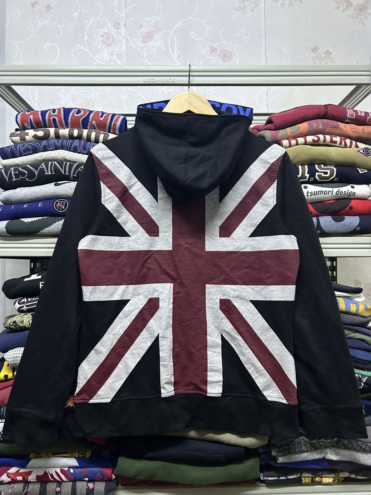 In The Attic 🔥in the attic skull england flag rockers garment hoodie Size US M / EU 48-50 / 2 - 3 Thumbnail