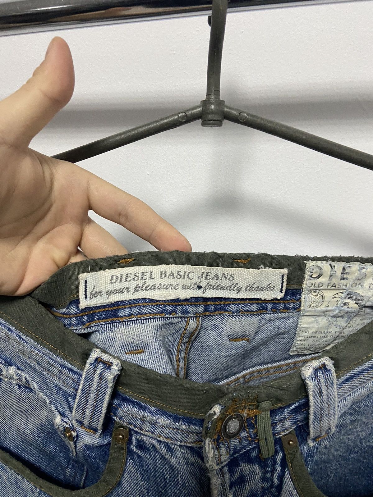 Diesel × Vintage Diesel "second hand" denim pants jeans vintage style skate Size US 29 - 4 Thumbnail