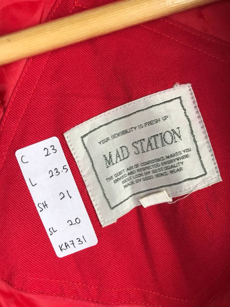 Japanese Brand × Vintage Vintage Mad Station Bomber Jacket Rare Design Size US L / EU 52-54 / 3 - 4 Thumbnail