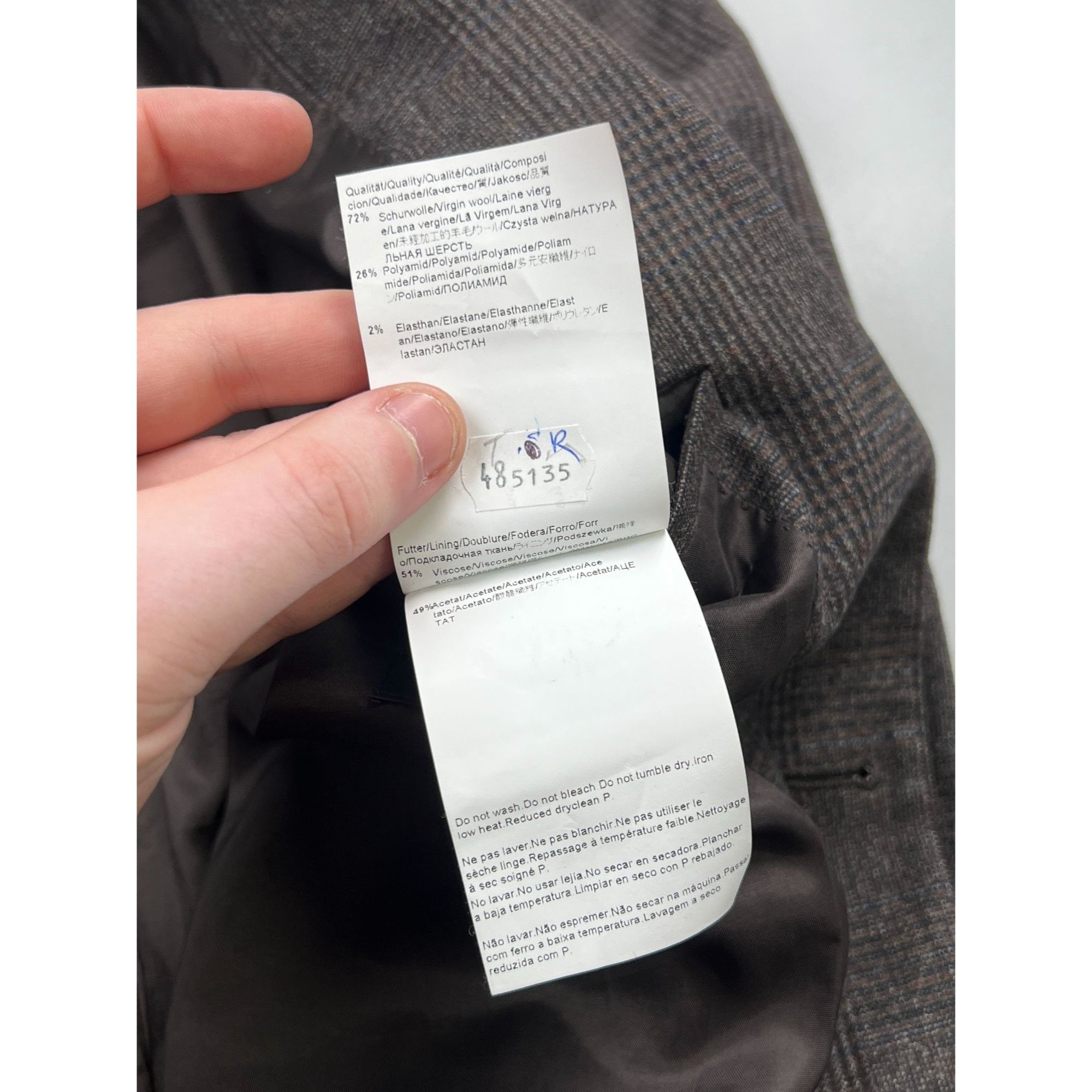 Hugo Boss Hugo Boss Maxwell Wool Blend Tartan Blazer (Y0785) Size 38R - 8 Thumbnail