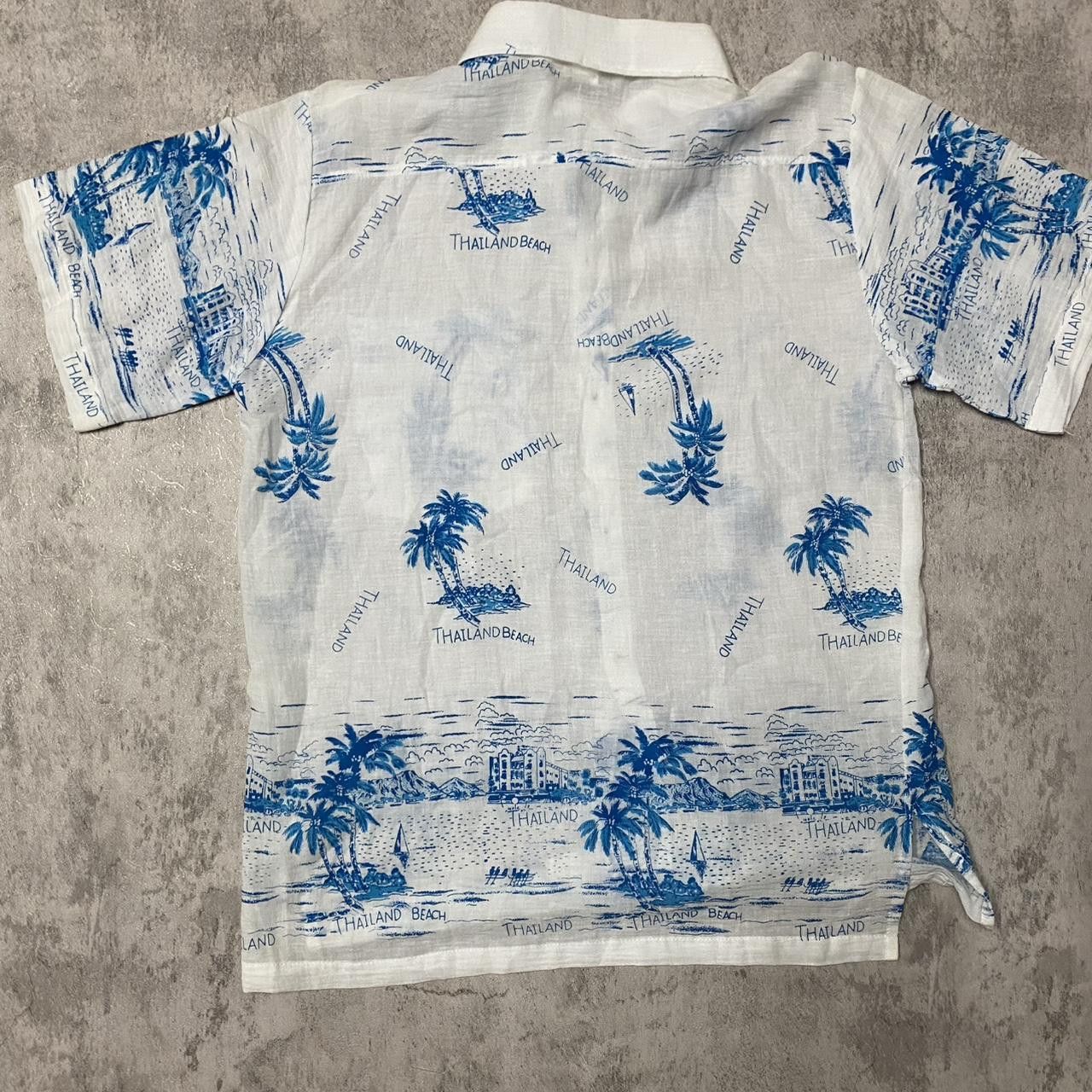 Other White and blue vintage Thai beach shirt #beachvibes Size US M / EU 48-50 / 2 - 4 Thumbnail