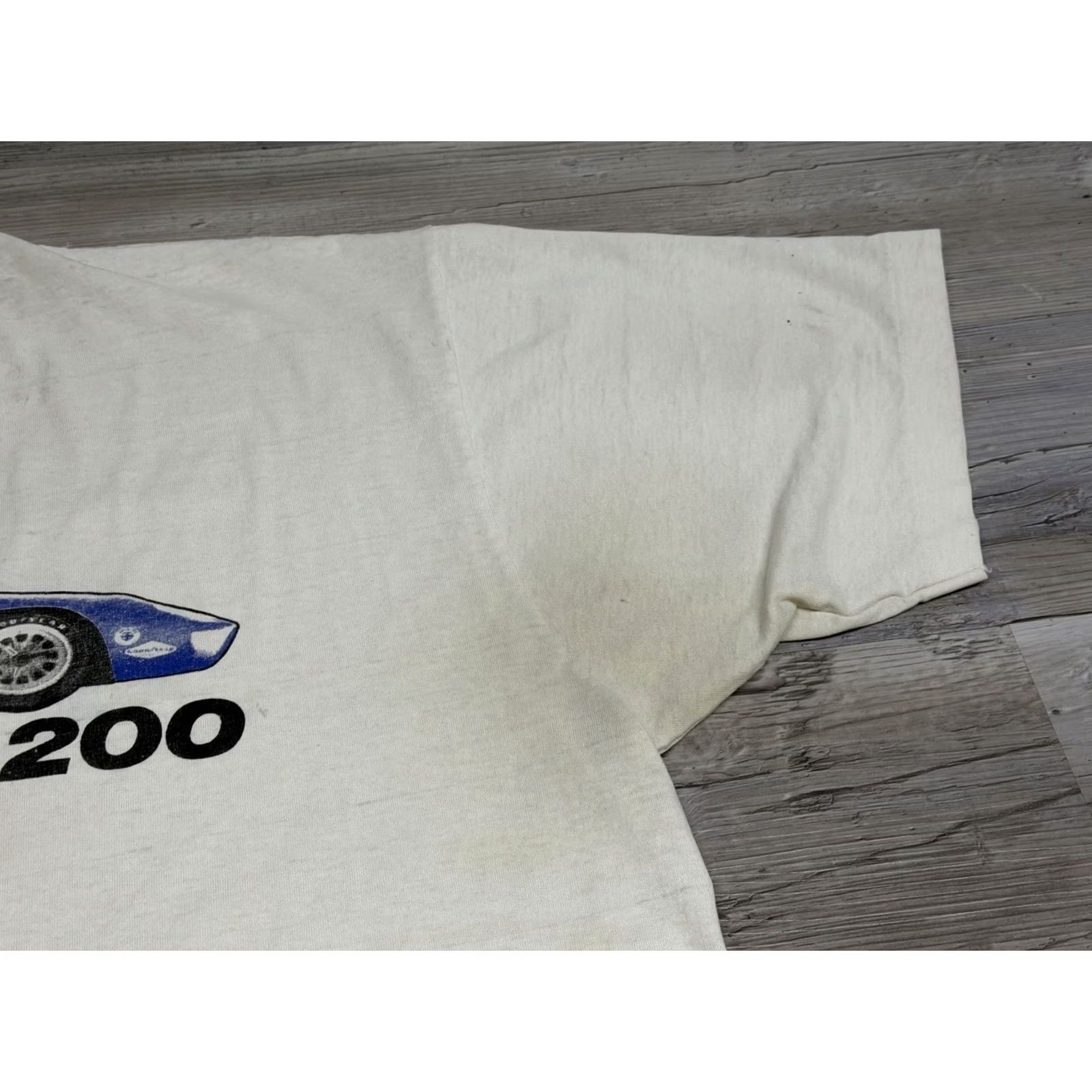 Hanes VINTAGE Ford GT 1965 GT40 MK1 Blueprint T Shirt White 2XL Hanes Unisex Adults Short Sleeve Crew Neck Cotton Racing 80s Modern Retro 80s (Mens) Size US XXL / EU 58 / 5 - 6 Thumbnail