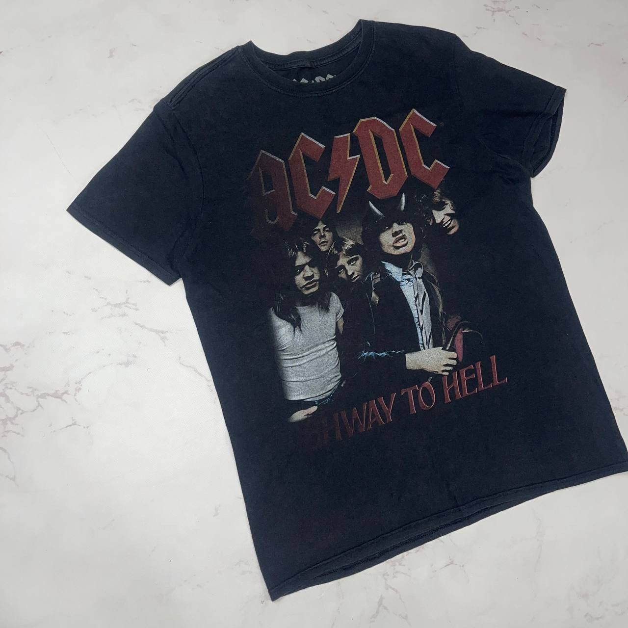 Vintage Vintage AC/DC Highway To Hell Rock Band Graphic T Shirt Tee Size US M / EU 48-50 / 2 - 4 Thumbnail