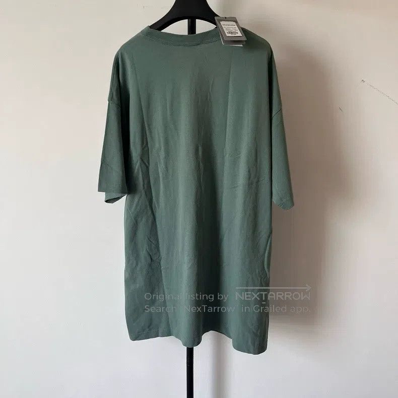 Balenciaga Balenciaga Buckle Pattern Round Neck Short Sleeve T-Shirt Size US XXS / EU 40 - 2 Thumbnail
