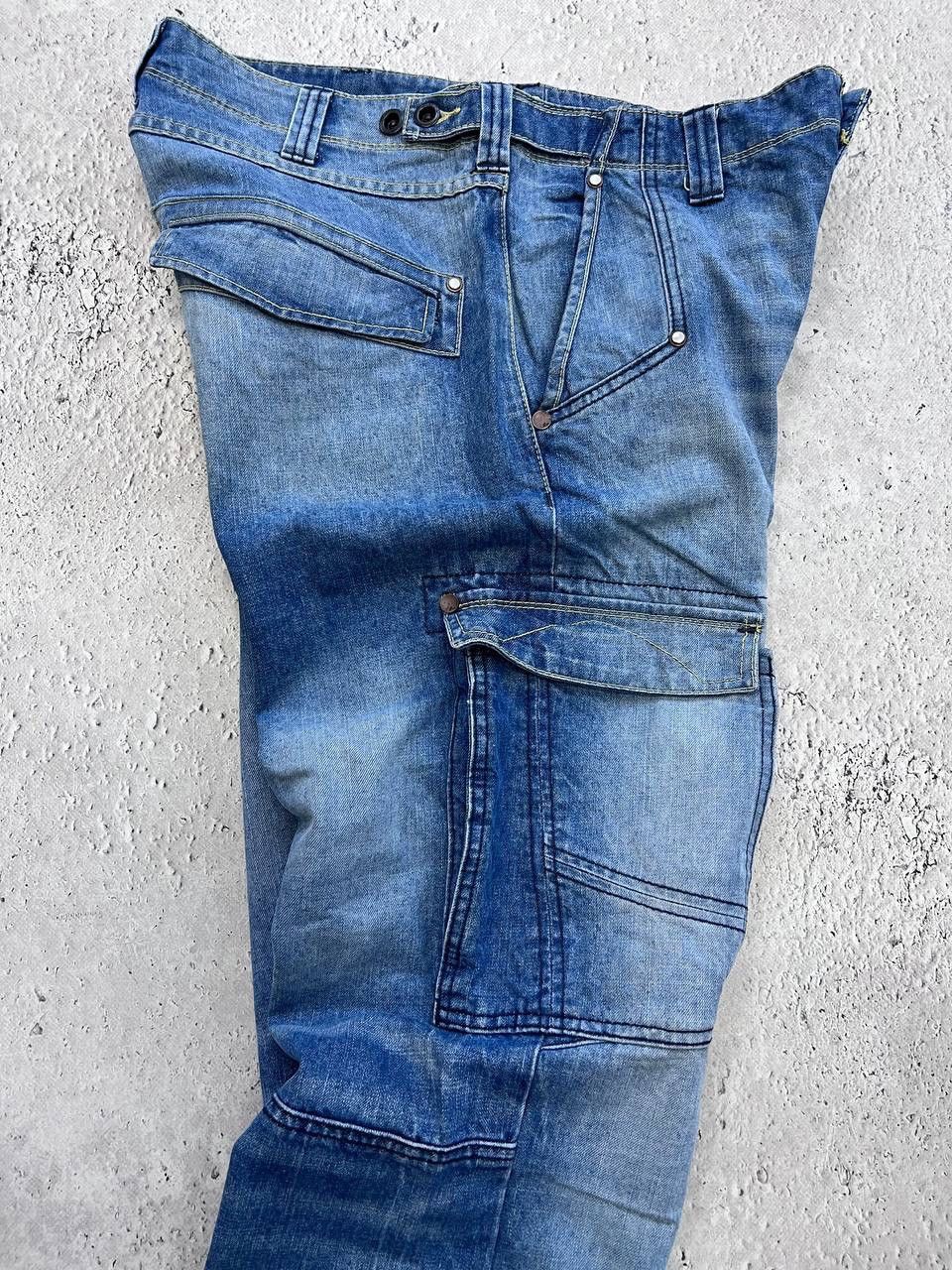 Issey Miyake × Japanese Brand × Tete Homme 2000s Tete Home Multipocket Bondage Cargo Pants Size US 35 - 10 Thumbnail