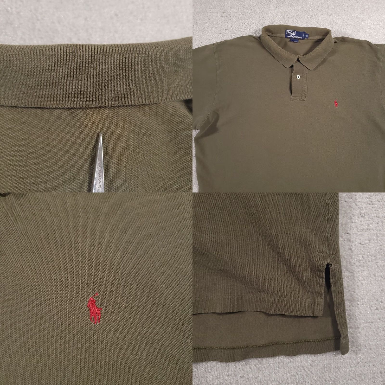 Ralph Lauren Ralph Lauren Polo Shirt Mens XL Pony Red Logo Rugby Preppy Golf Brown Grunge Size US XL / EU 56 / 4 - 9 Thumbnail