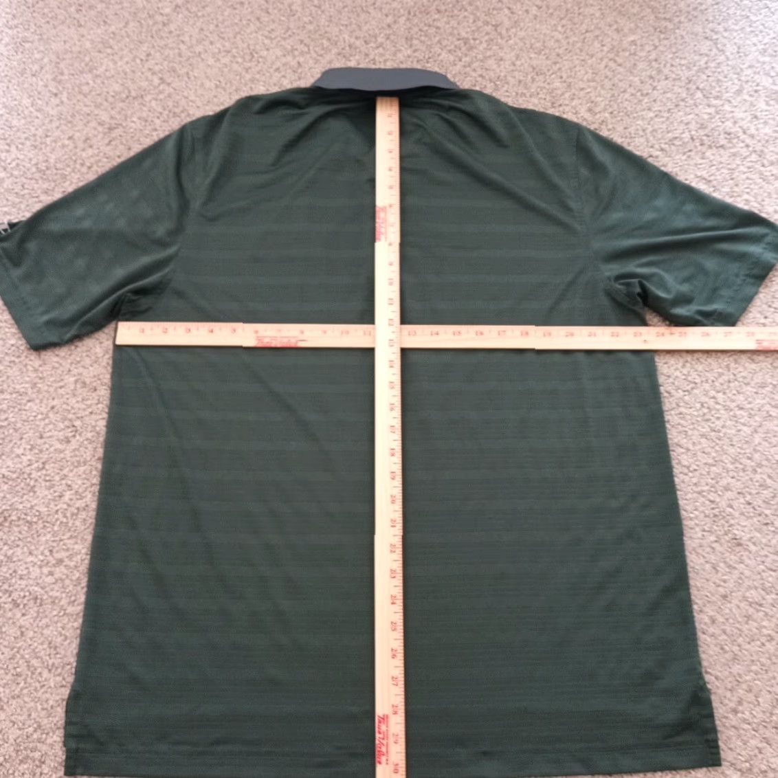 Champion Champion Polo Shirt Mens L Green Striped Mickey US Army Orlando Short Sleeve Size US L / EU 52-54 / 3 - 7 Thumbnail