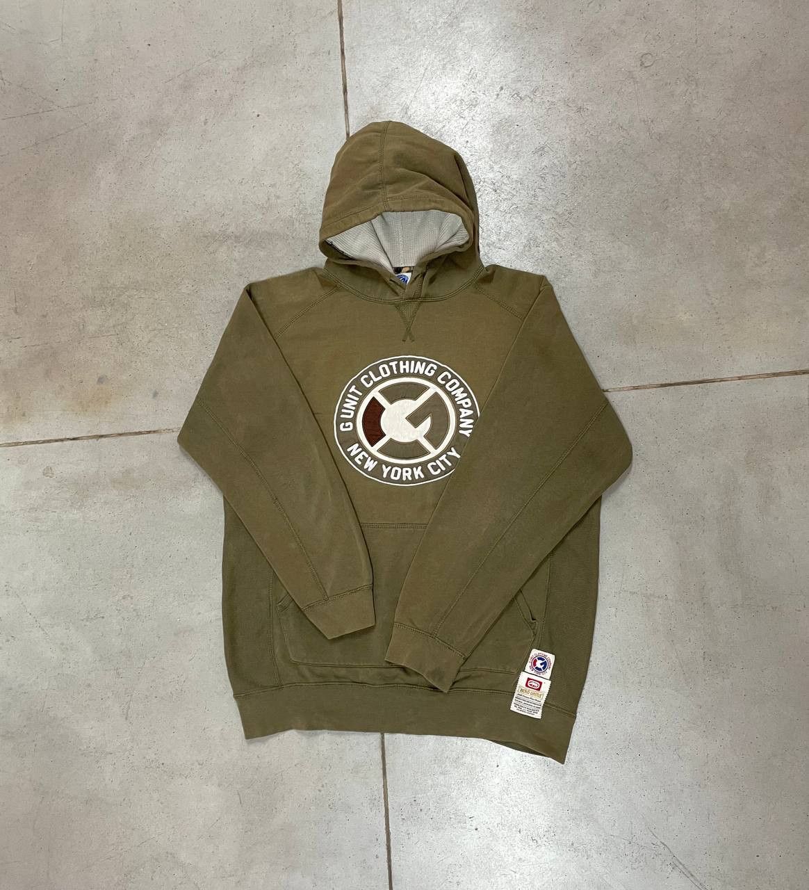Thrashed Faded 90s Vintage 50Cent G Unit x Ecko Unltd Hoodie