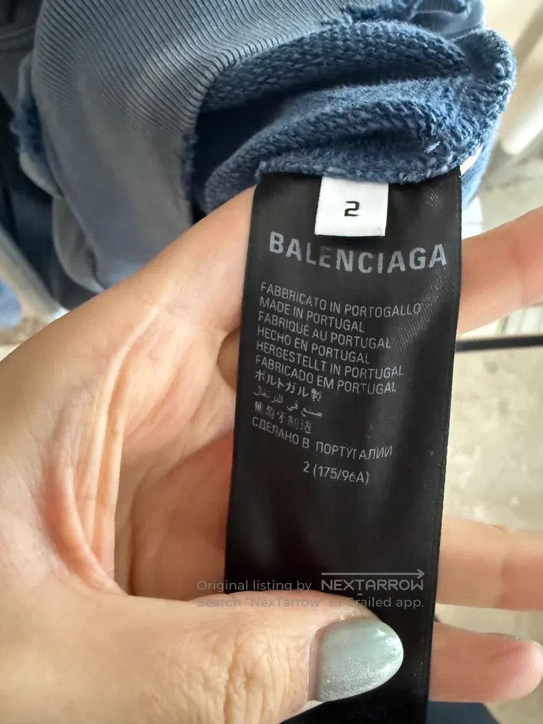 Balenciaga Balenciaga Loose hoodie Size US M / EU 48-50 / 2 - 5 Thumbnail