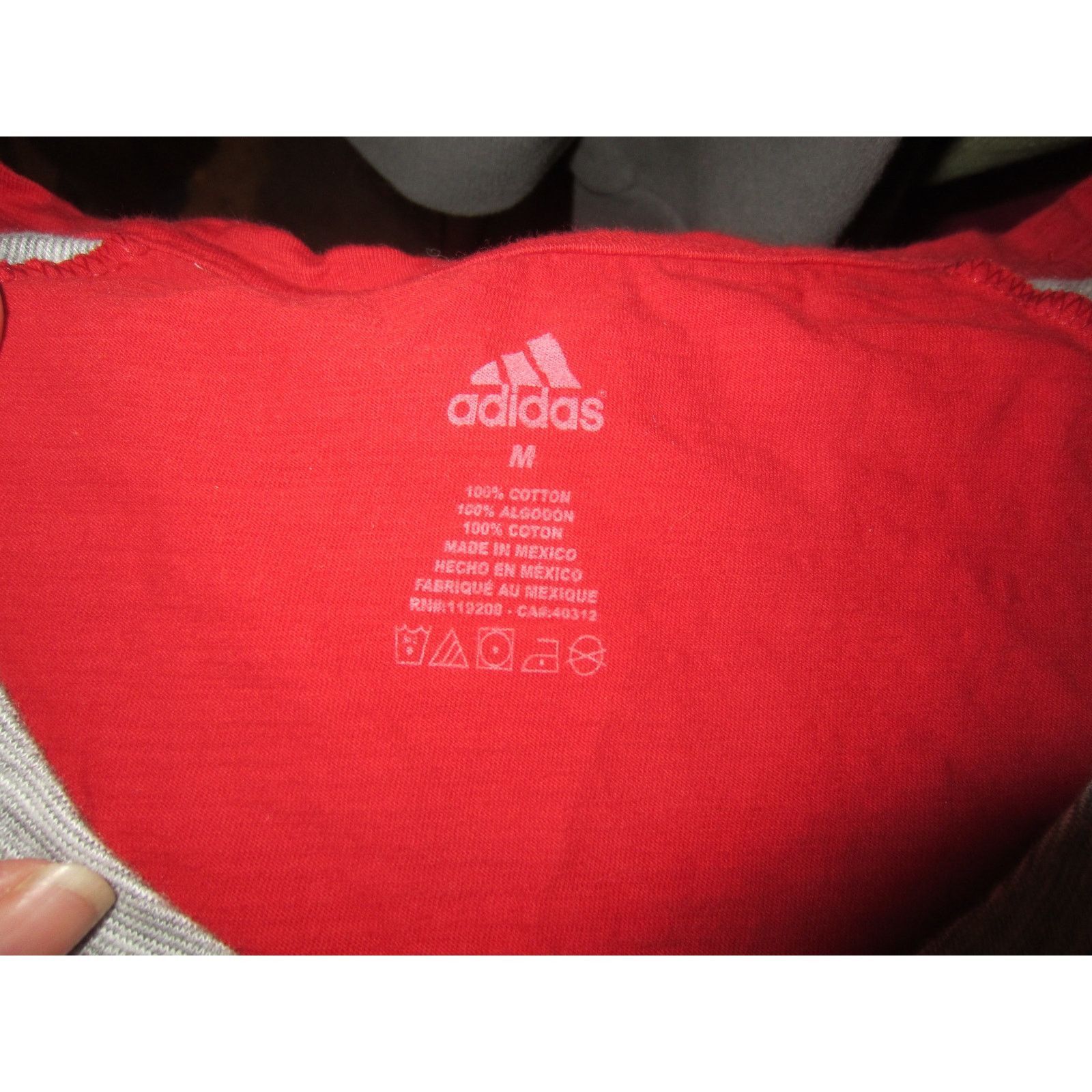 Adidas NBA Portland Trail Blazers Long Sleeve Tee Adidas Red Gray M Size M / US 6-8 / IT 42-44 - 5 Thumbnail