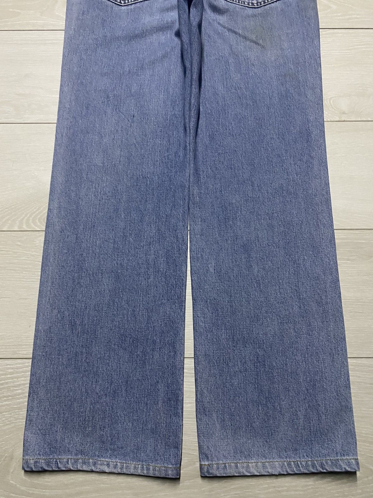Edwin Vintage Edwin 503 Faded Wash Patches Distressed Loose Jeans Size US 35 - 6 Thumbnail