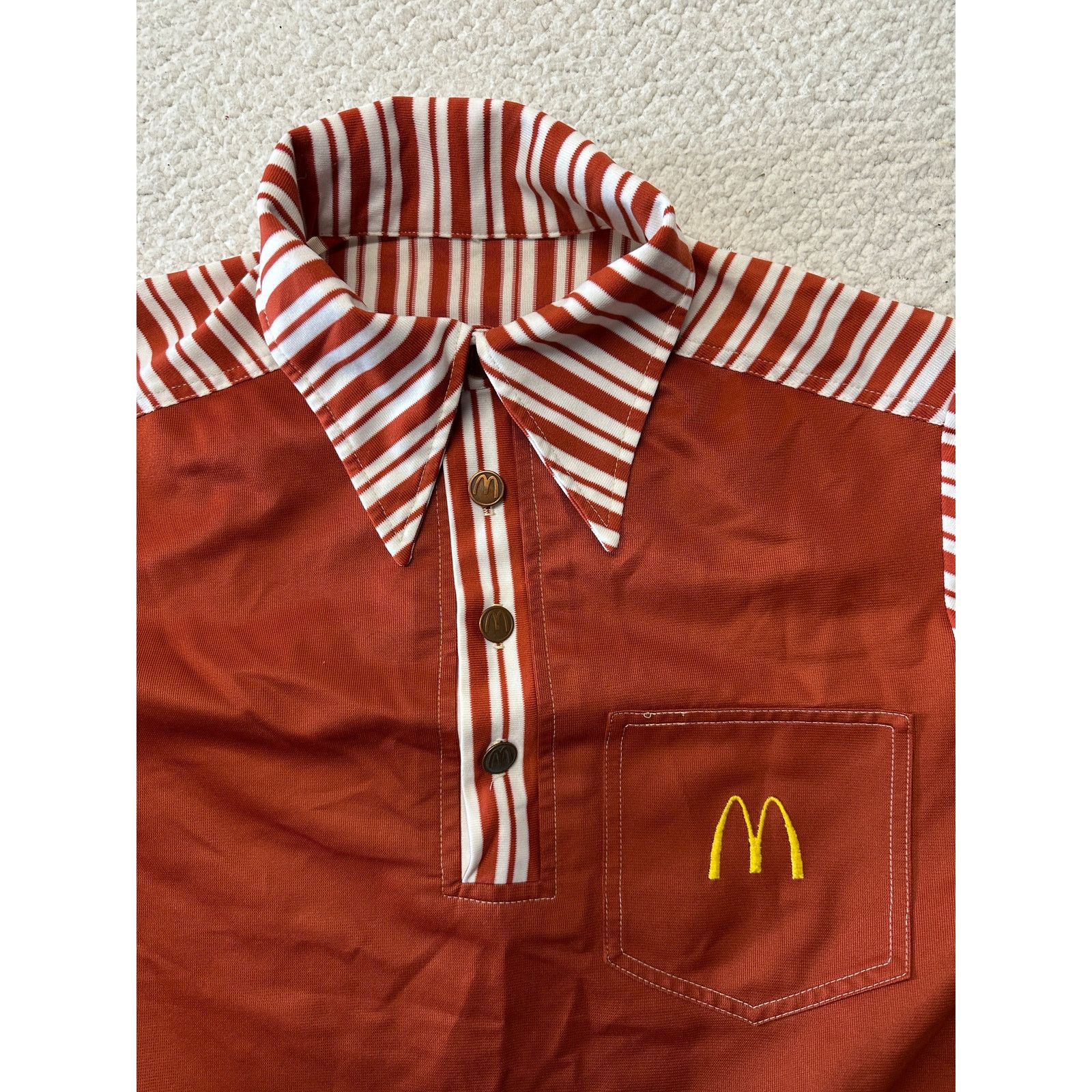 Other Vintage 1976 McDonald Employed Uniform Shirt Pants & Apron Size US M / EU 48-50 / 2 - 6 Thumbnail