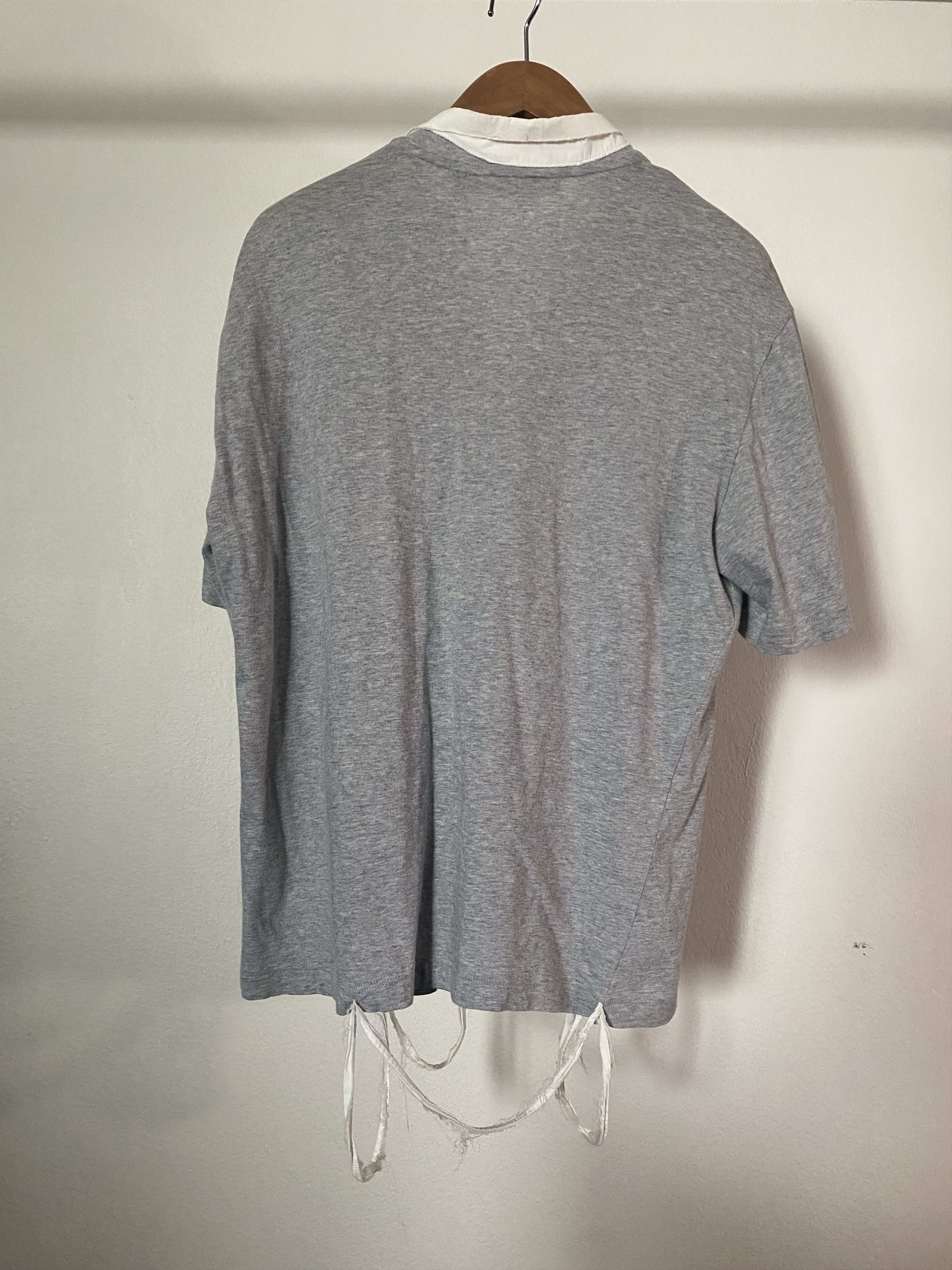 Hussein Chalayan Distressed Short Sleeve Button Up, view 3