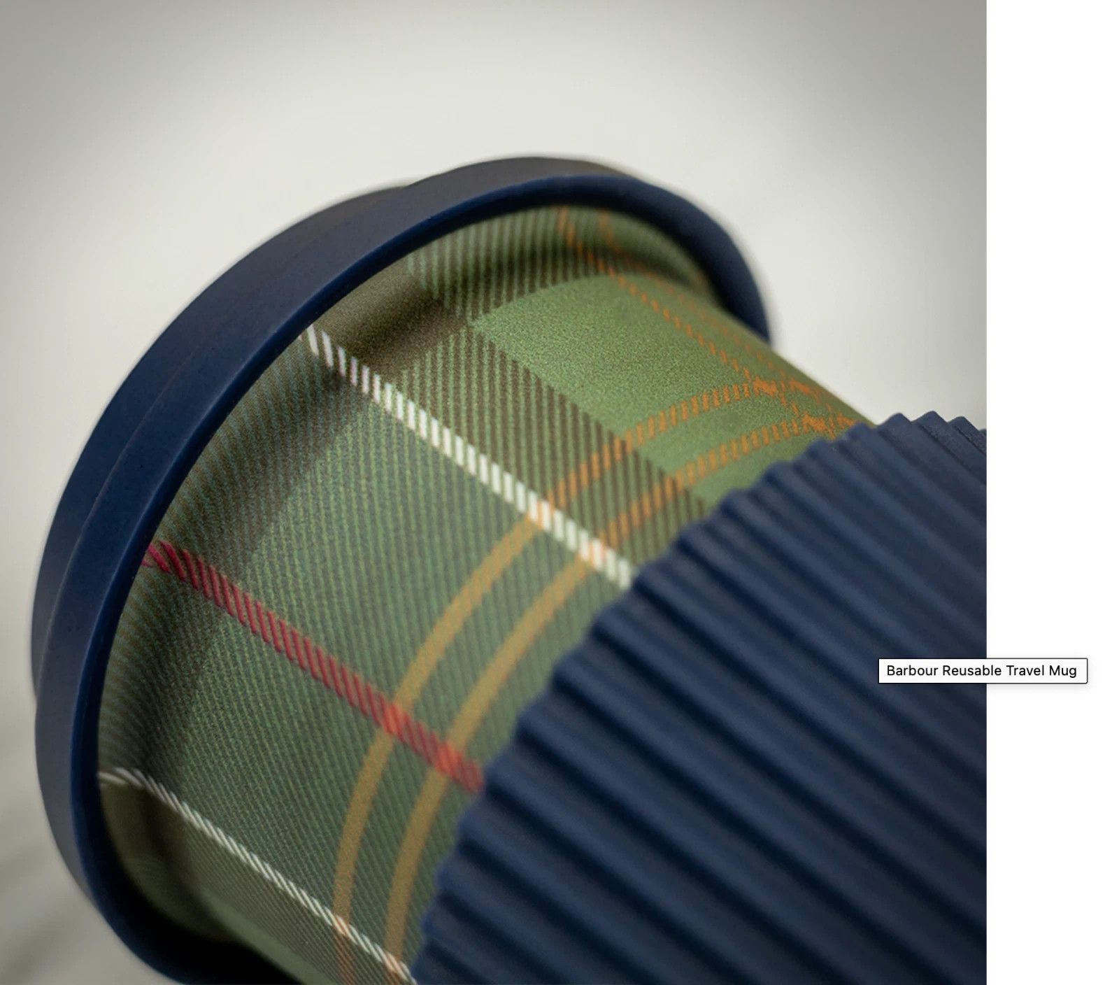 Barbour Barbour Reusable Classic Tartan Travel Mug Size ONE SIZE - 3 Thumbnail