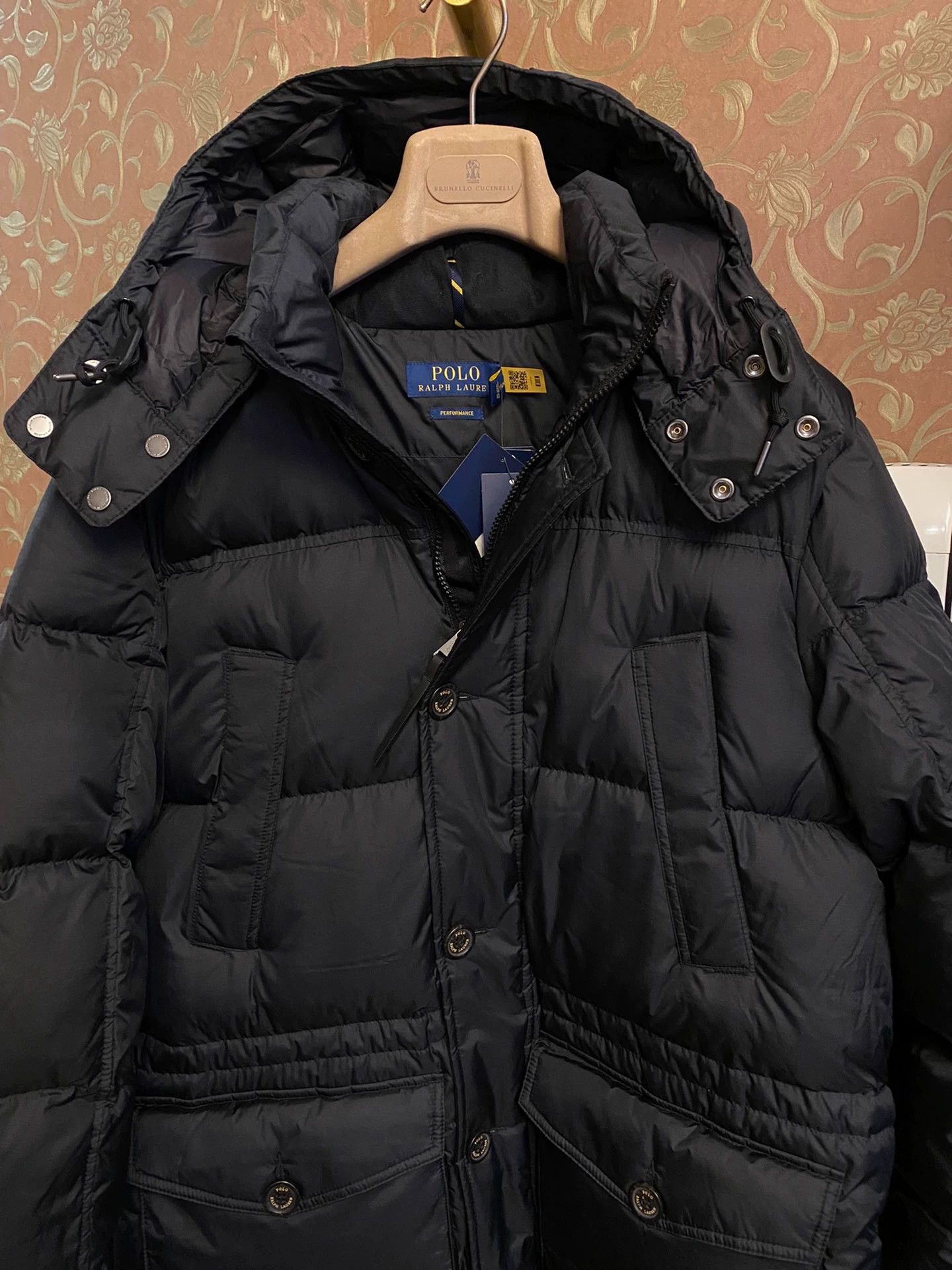 RRL Ralph Lauren RRL Men's Black Long Down Parka Detachable Hood Size US M / EU 48-50 / 2 - 3 Thumbnail