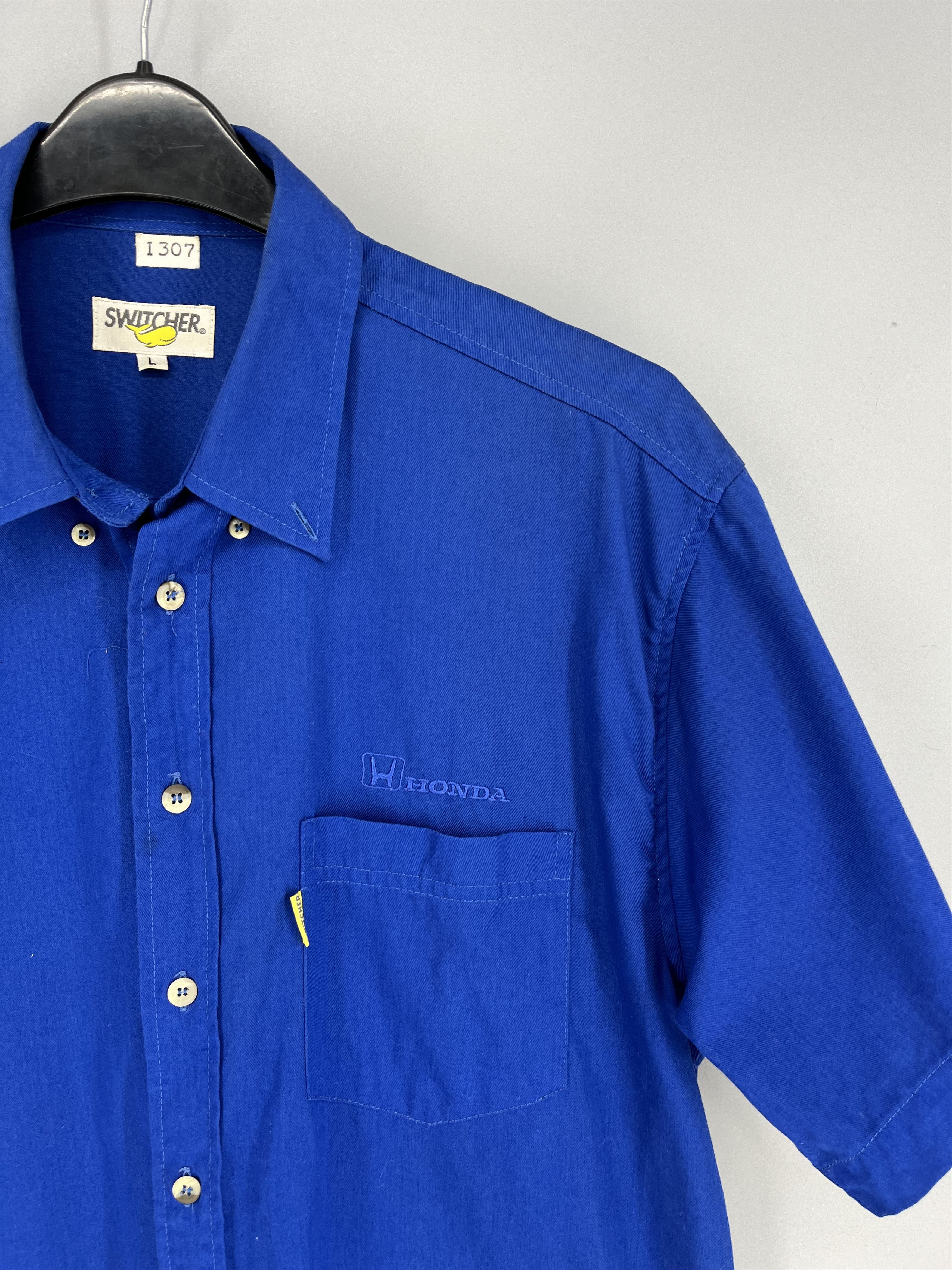 Honda Vintage Y2K Honda Button Up Shirt Big Logo Size US L / EU 52-54 / 3 - 9 Thumbnail