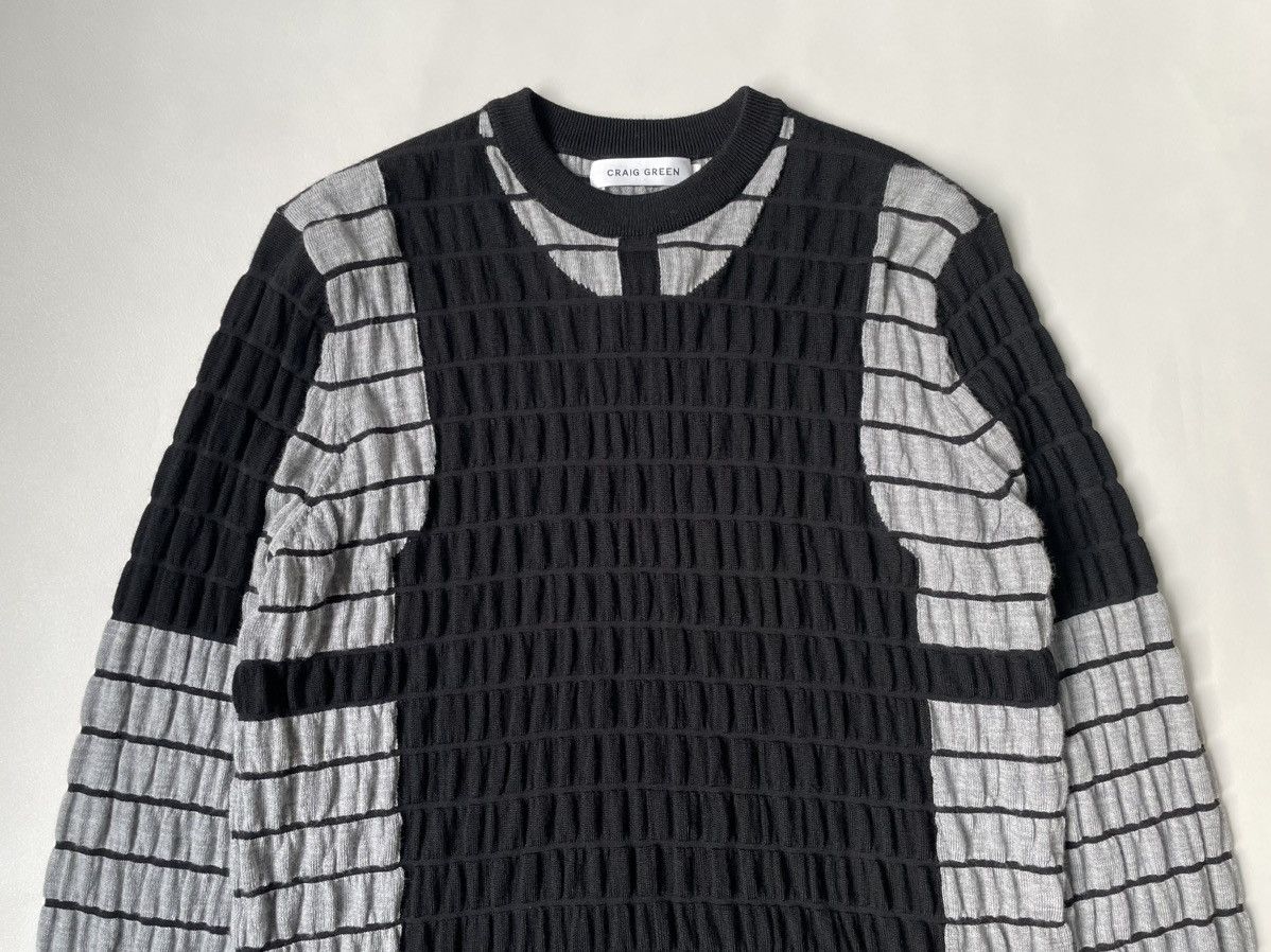 Craig Green Crinkle Wool Body Armour Panelled Sweater Size US S / EU 44-46 / 1 - 2 Thumbnail