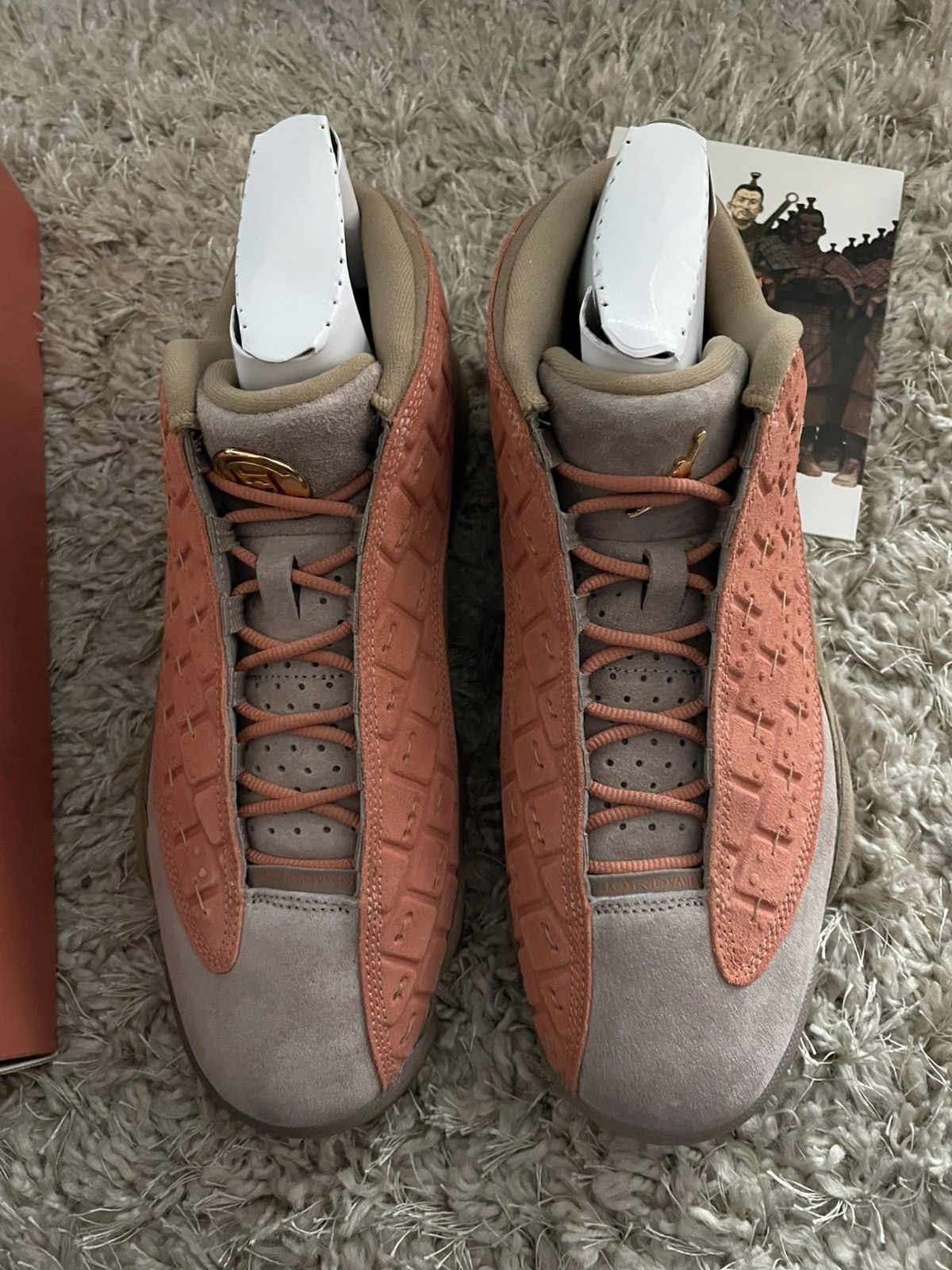 CLOT × Nike Jordan 13 CLOT Sepia Stone Size US 10 / EU 43 - 5 Thumbnail