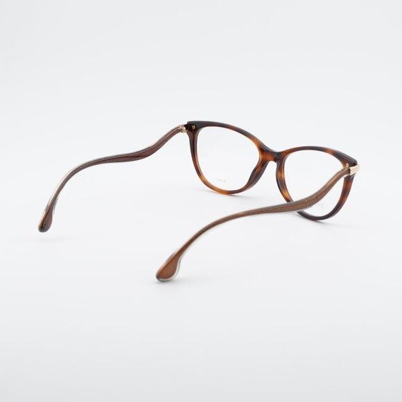 Jimmy Choo Jimmy Choo JC258 0086 00 Eyeglasses Havana/Gold 54mm Cat Eye Size ONE SIZE - 6 Thumbnail