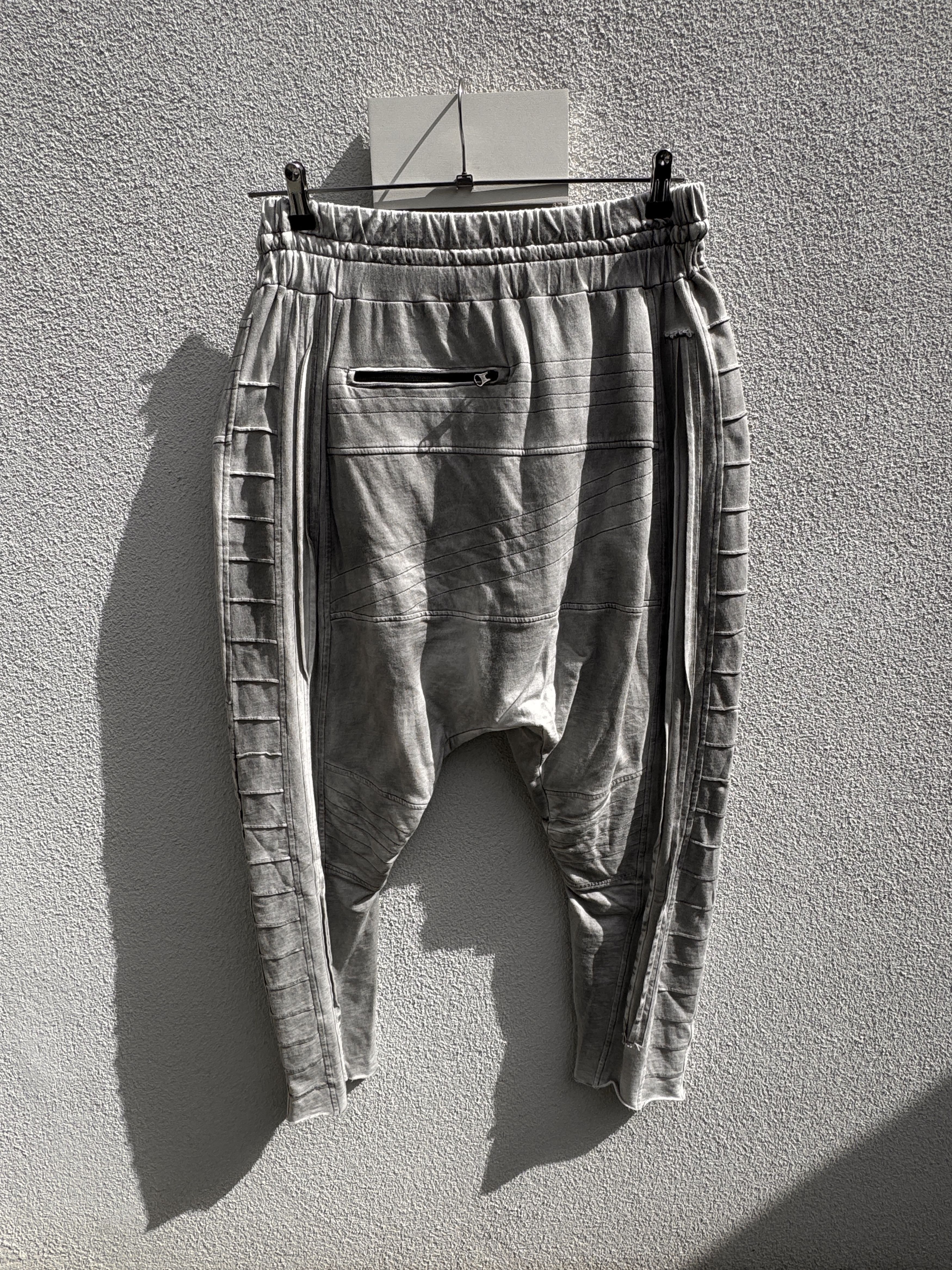 Demobaza DEMOBAZA Grey Sweatpants Trousers Vintage Destroy Effect XL Size US 34 / EU 50 - 2 Thumbnail