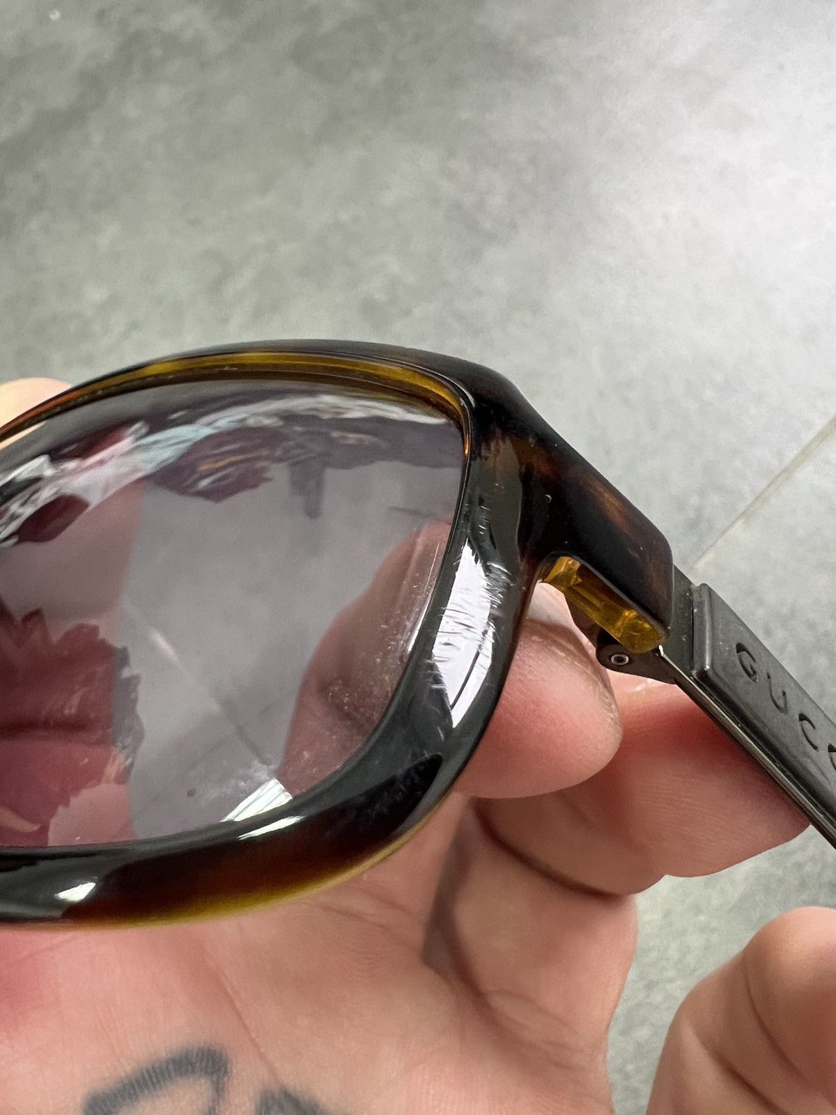Gucci × Tom Ford × Vintage Tom Ford era Gucci Sunglasses Mask Shield Vintage Size ONE SIZE - 8 Thumbnail