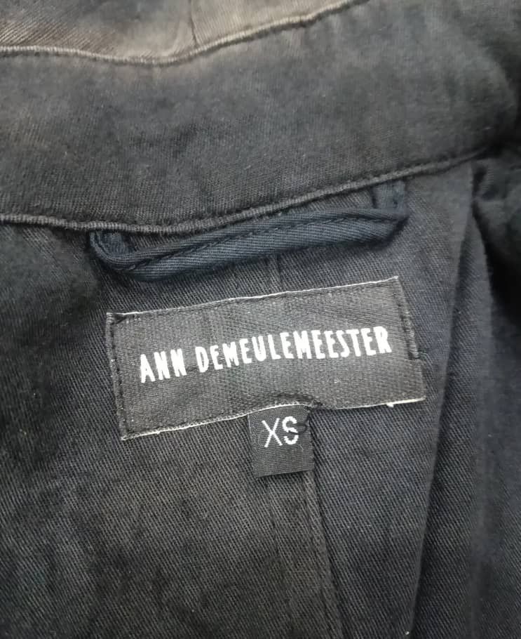 Ann Demeulemeester Authentic Ann Demeuleemester Rain Jacket Hooded FADDED Size XS / US 0-2 / IT 36-38 - 14 Thumbnail