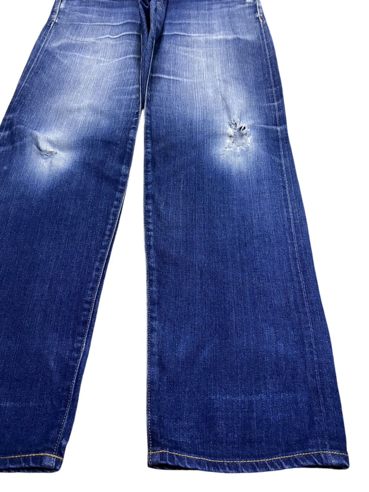 Japanese Brand × Spellbound Vintage Japanese Spellbound Selvedge Faded Distressed Jeans Size US 34 / EU 50 - 8 Thumbnail