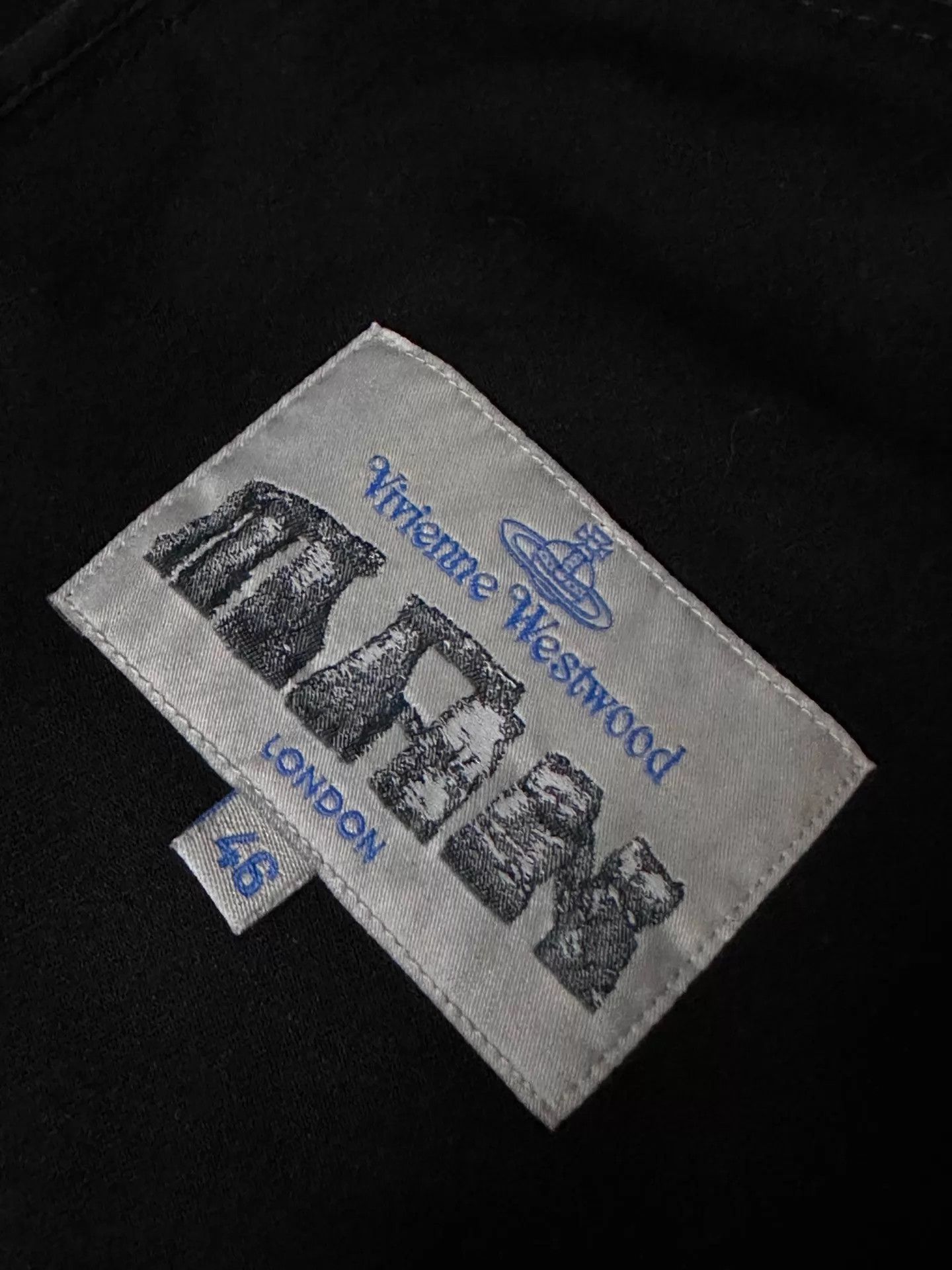 Vivienne Westwood Vivienne Westwood 2009SS Contrast Stitch Black Jacket Size US S / EU 44-46 / 1 - 6 Thumbnail