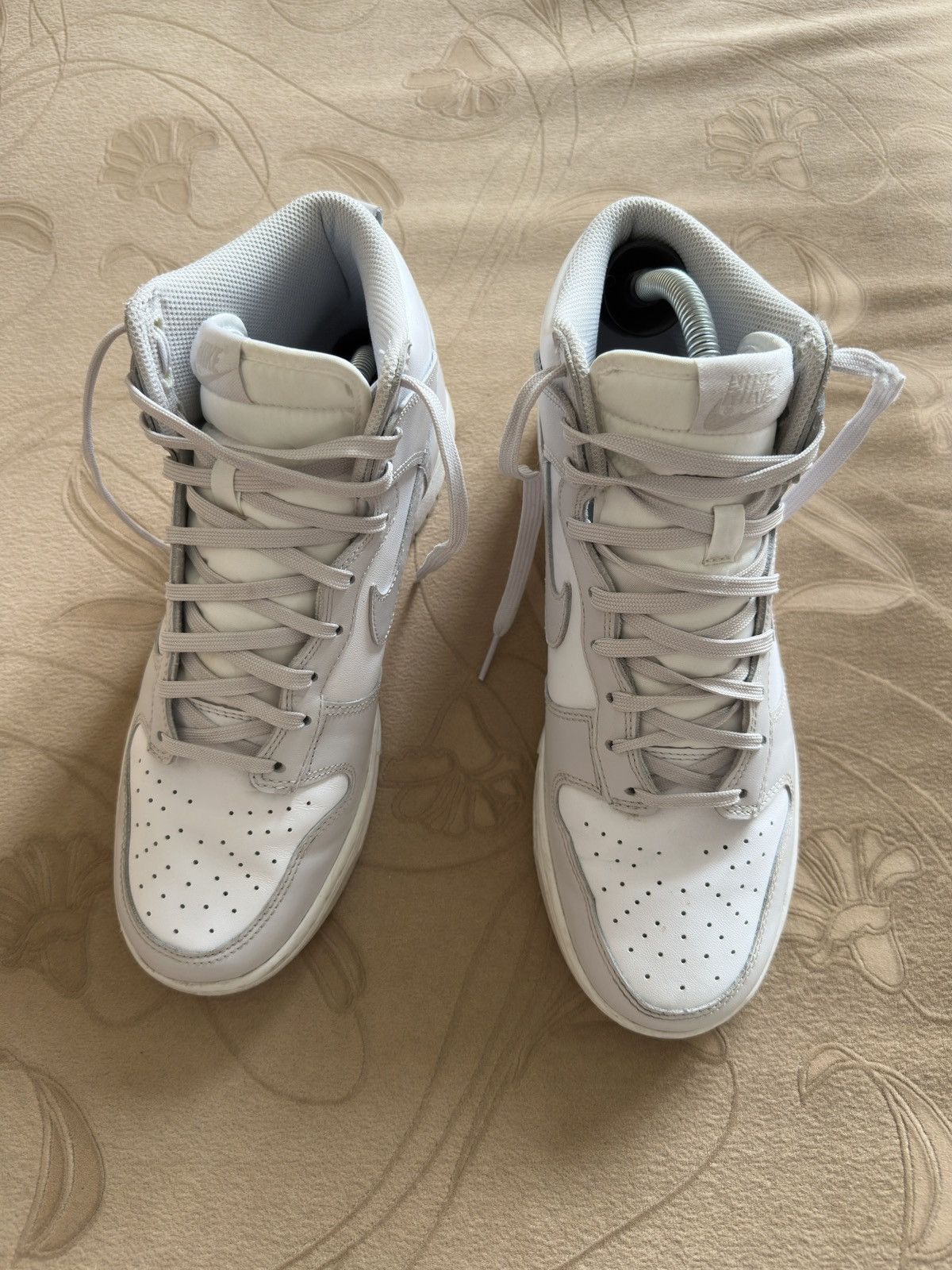Nike Nike Dunk High Retro White Vast Grey US 9 Size US 9 / EU 42 - 3 Thumbnail