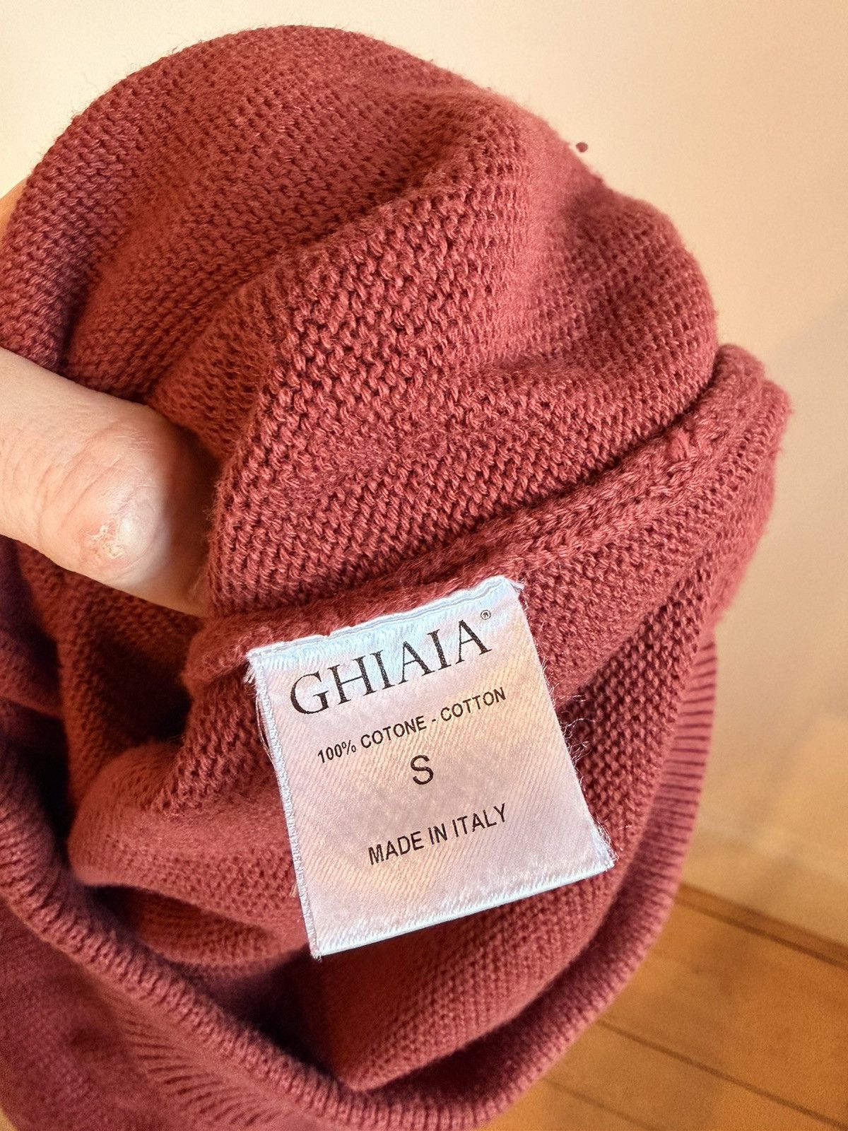 Other Ghiaia Cashmere Red Raglan Sweater Small Size US S / EU 44-46 / 1 - 5 Thumbnail